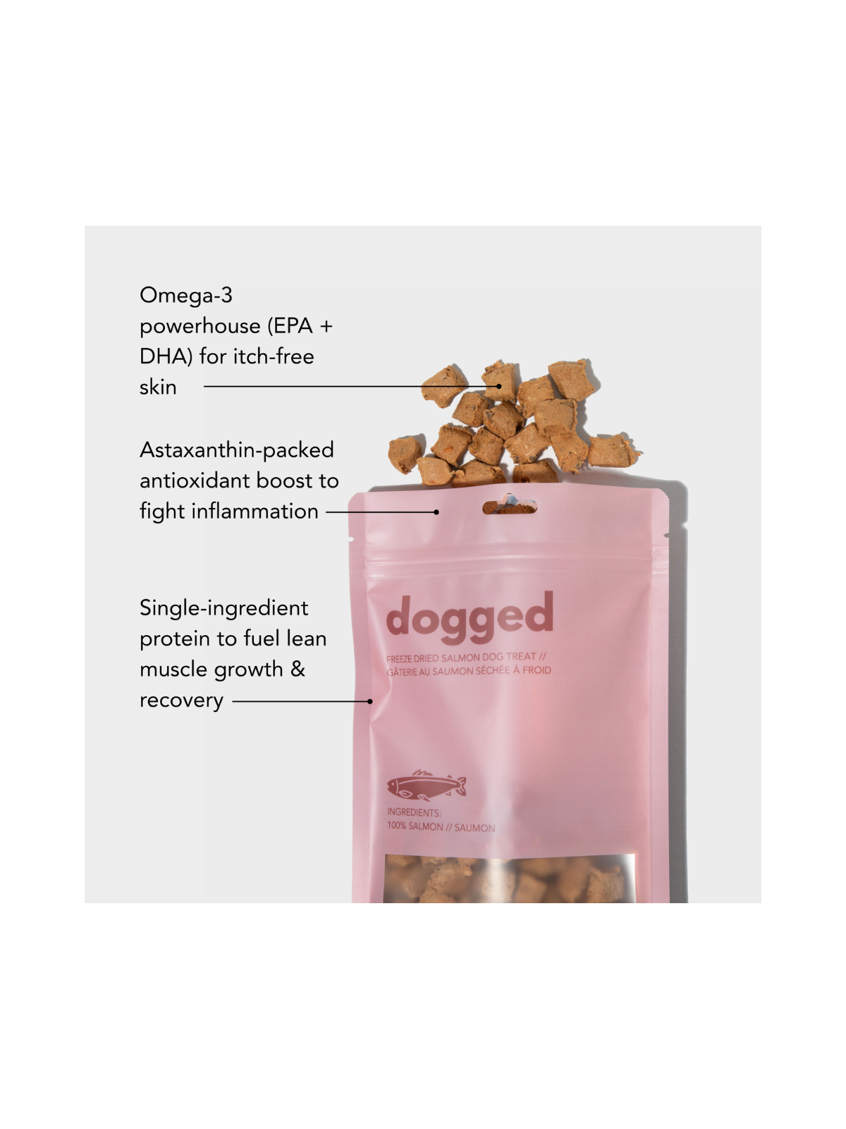 Freeze-Dried Salmon Treats