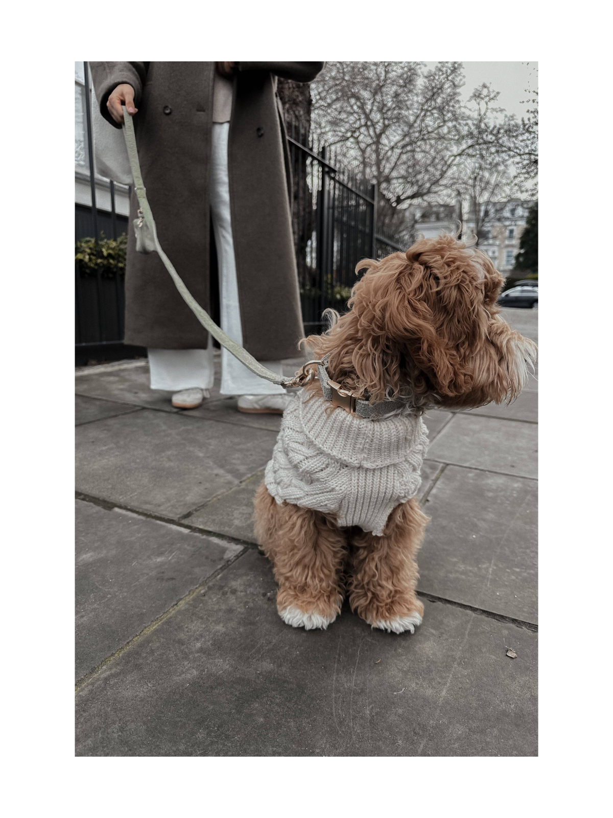Bouclé Collar – Matcha
