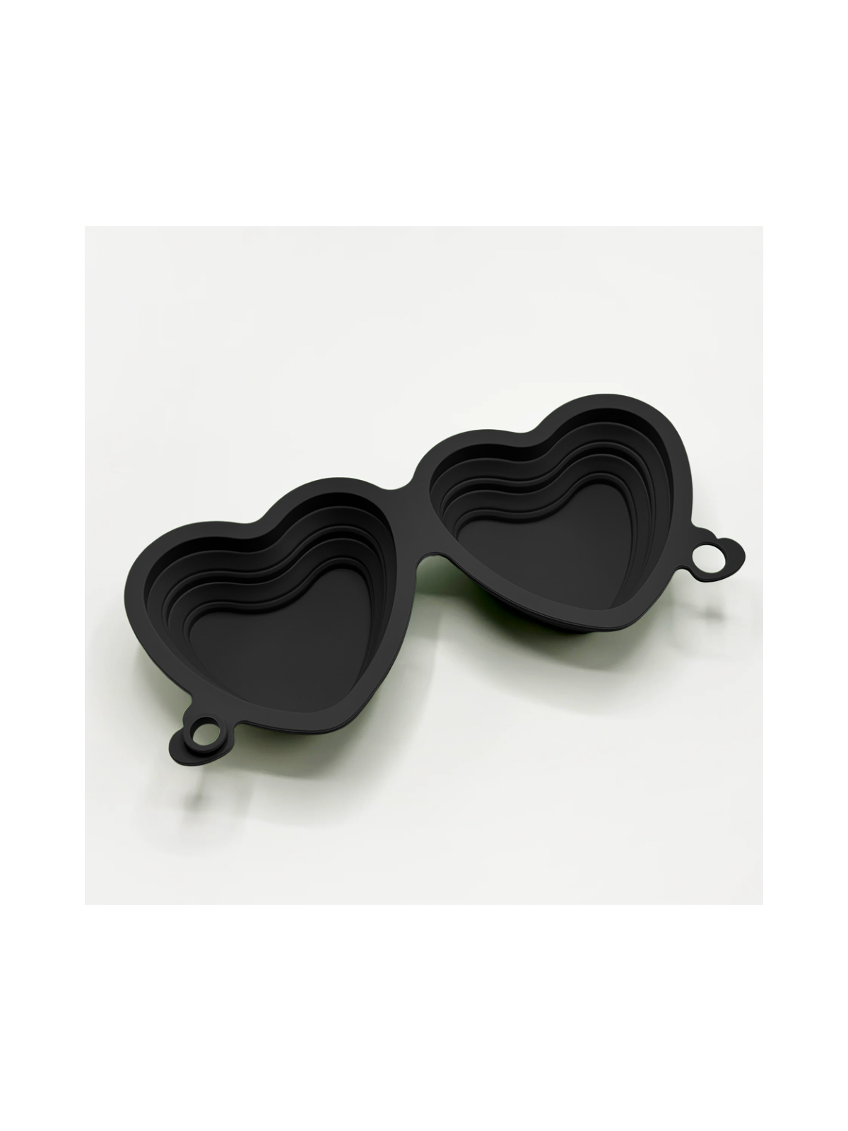 Heart Collapsible Bowl – Black