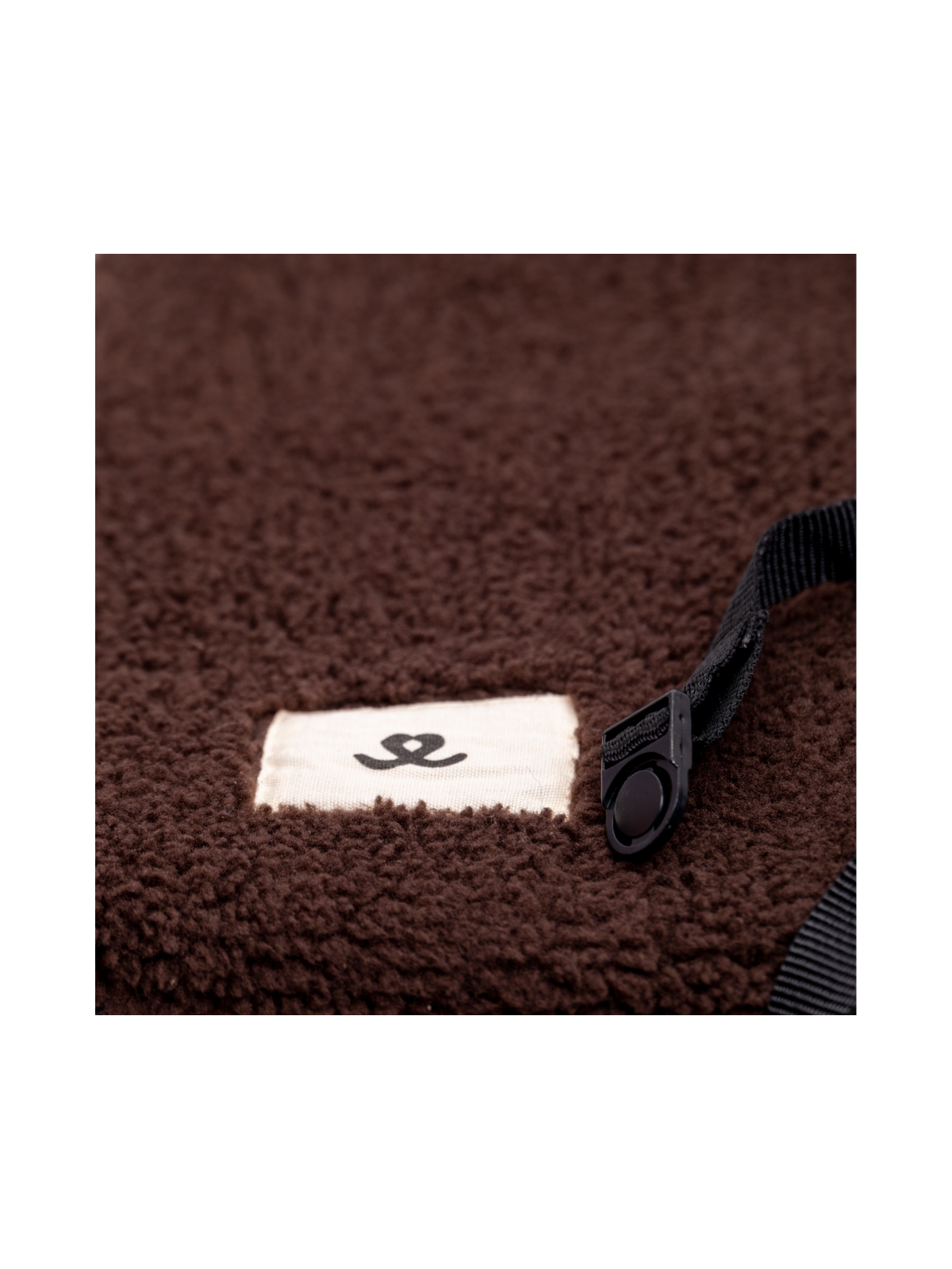 Teddy Travel Blanket – Chocolate