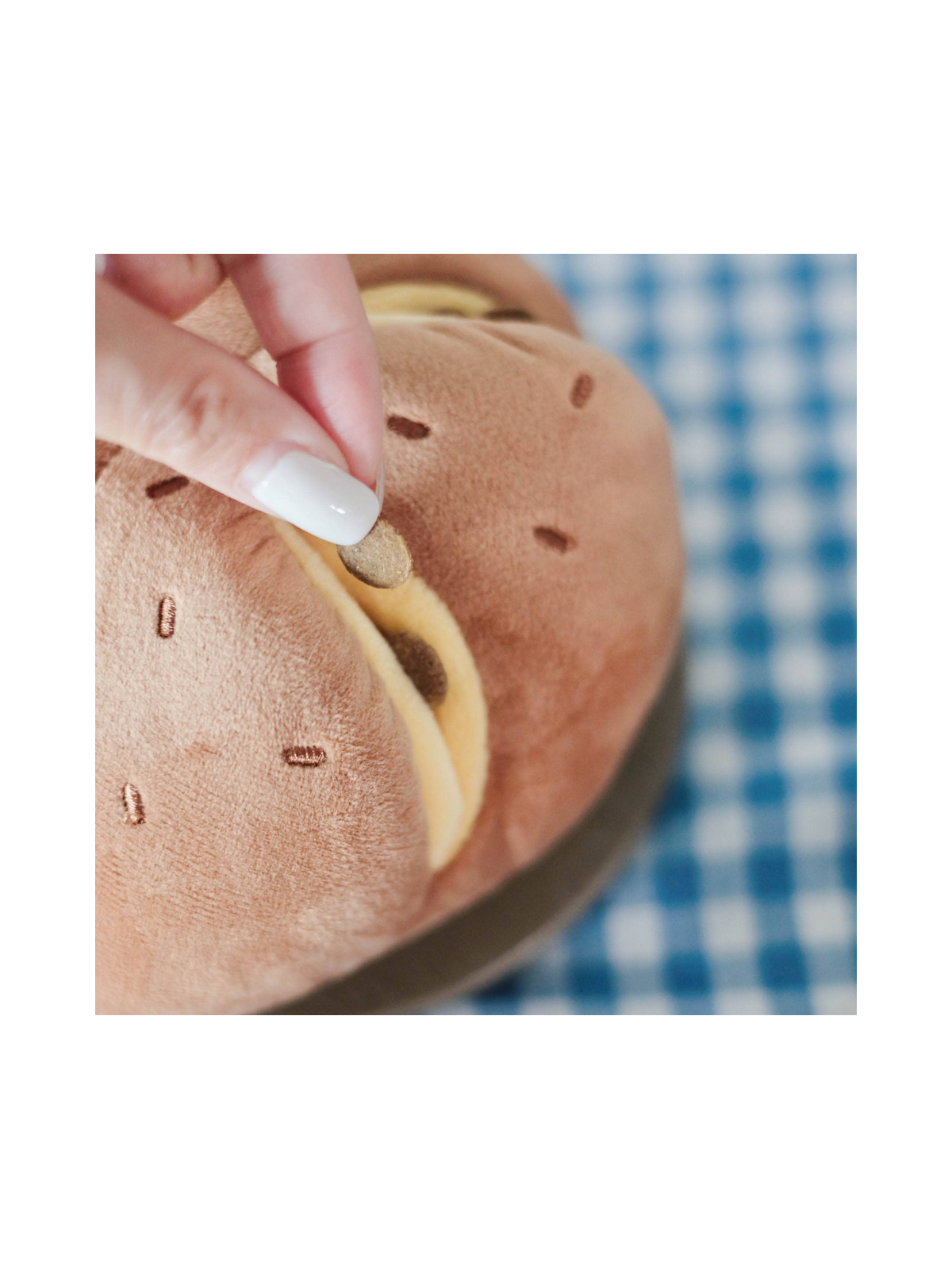 Cheesy Bread Nosework Toy