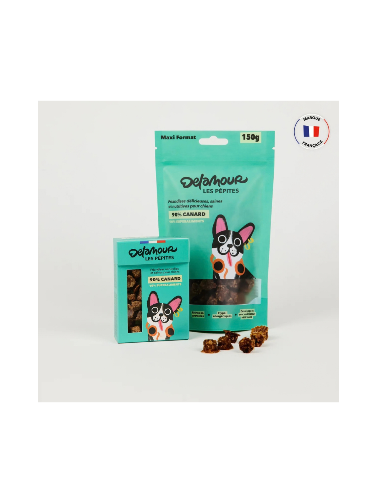 Les Pépites Air-Dried Duck Snacks – Refill