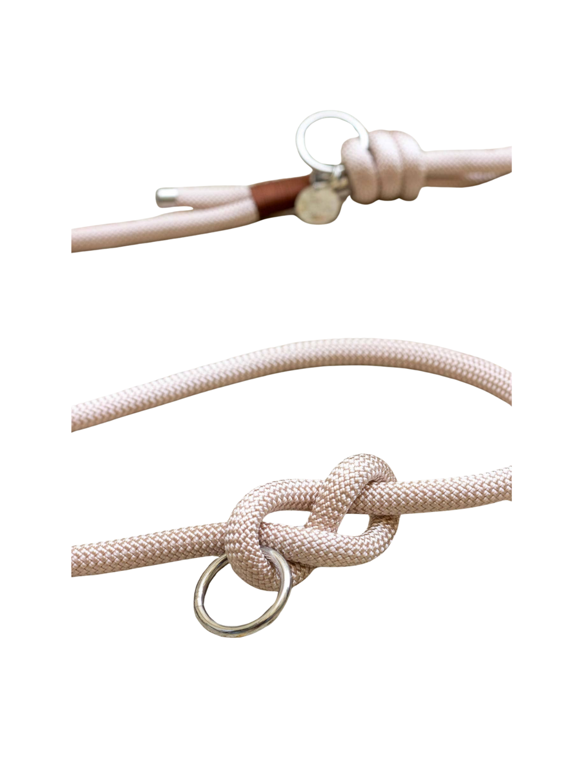 Moka Hands-Free Leash – Silver Hardware