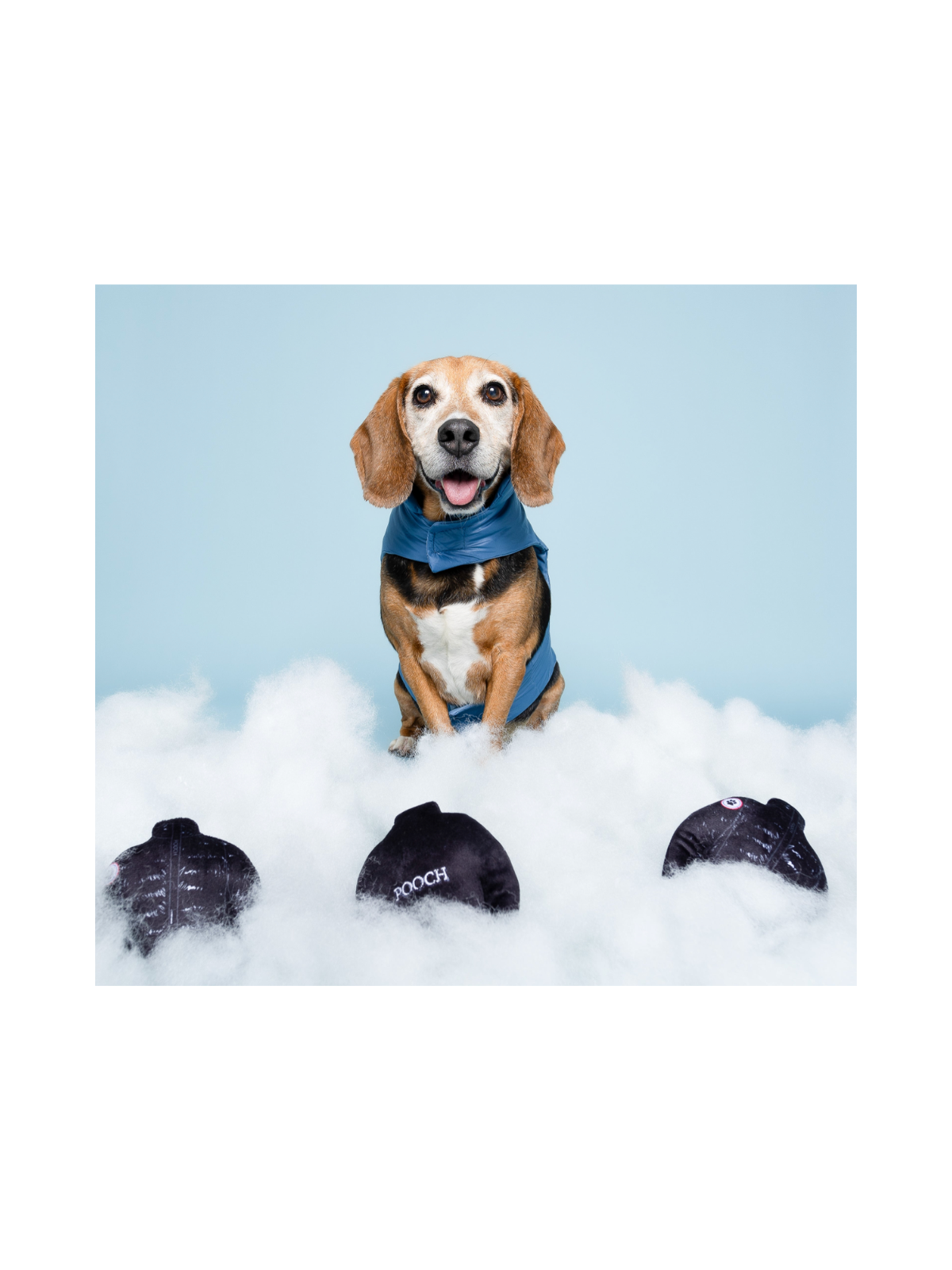 Bark Puffer Jacket Dog Toy