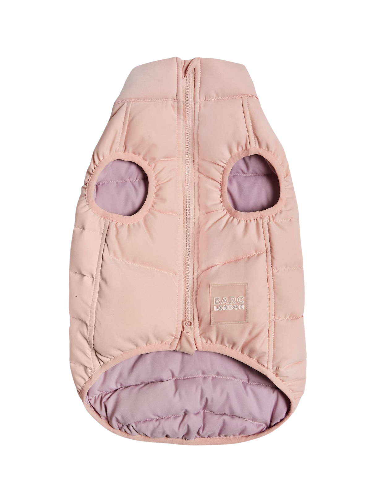 Pink & Lilac Dog Puffer Jacket – Reversible Warm Dog Coat
