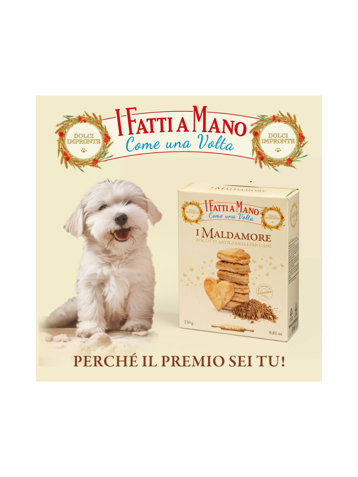 I Maldamore – Carob Shortbread Cookies