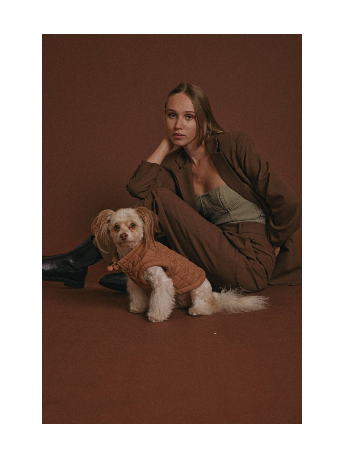 Easy Fit Dog Jacket – Camel Lightweight Quilted Jacket