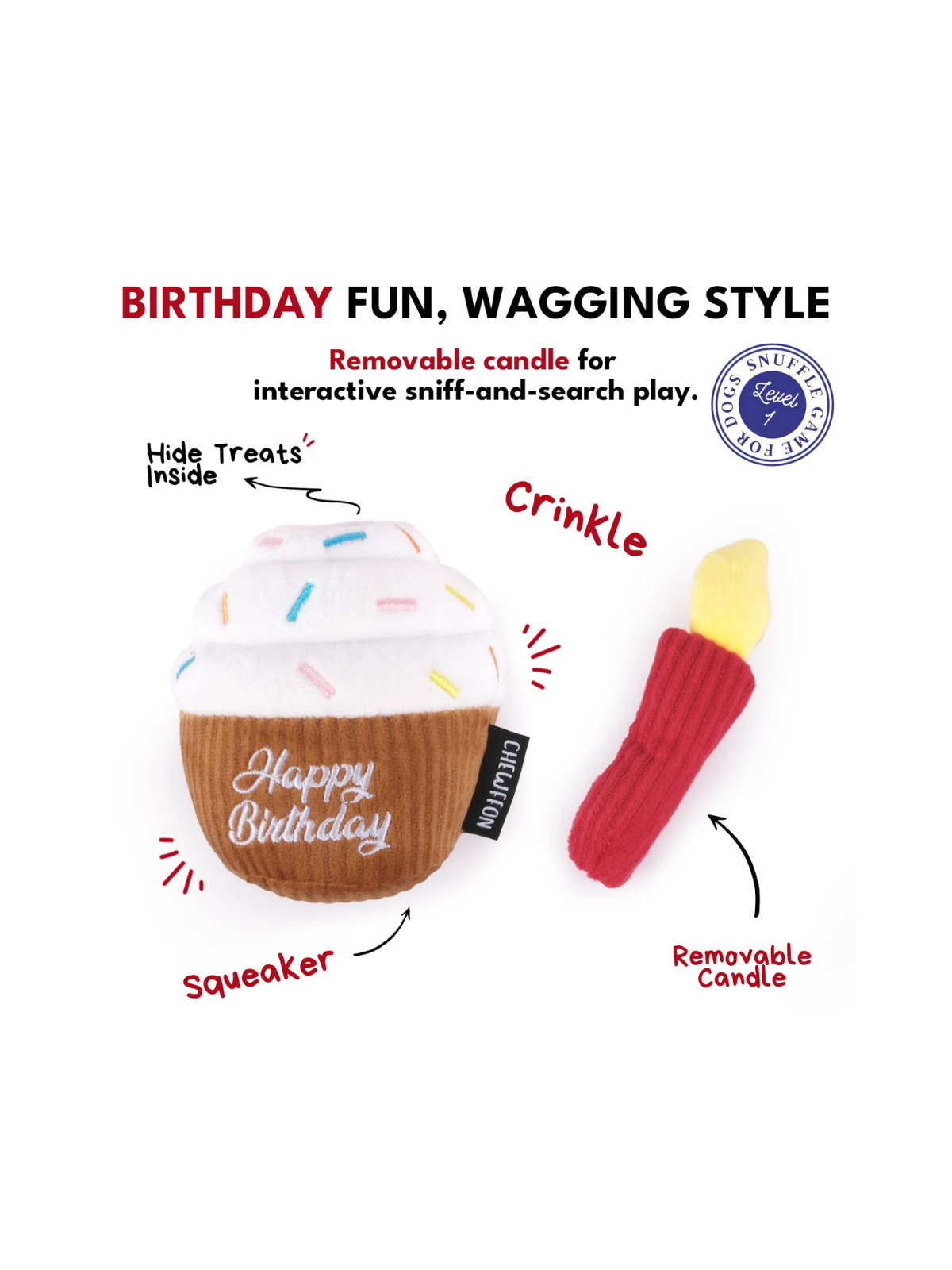 Cupcake Interactive Birthday Toy