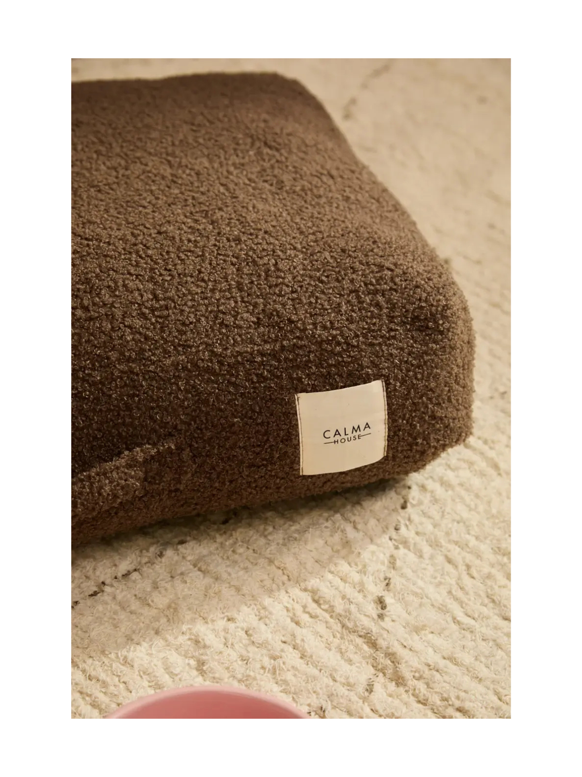 Taico Teddy Dog Cushion – Brown