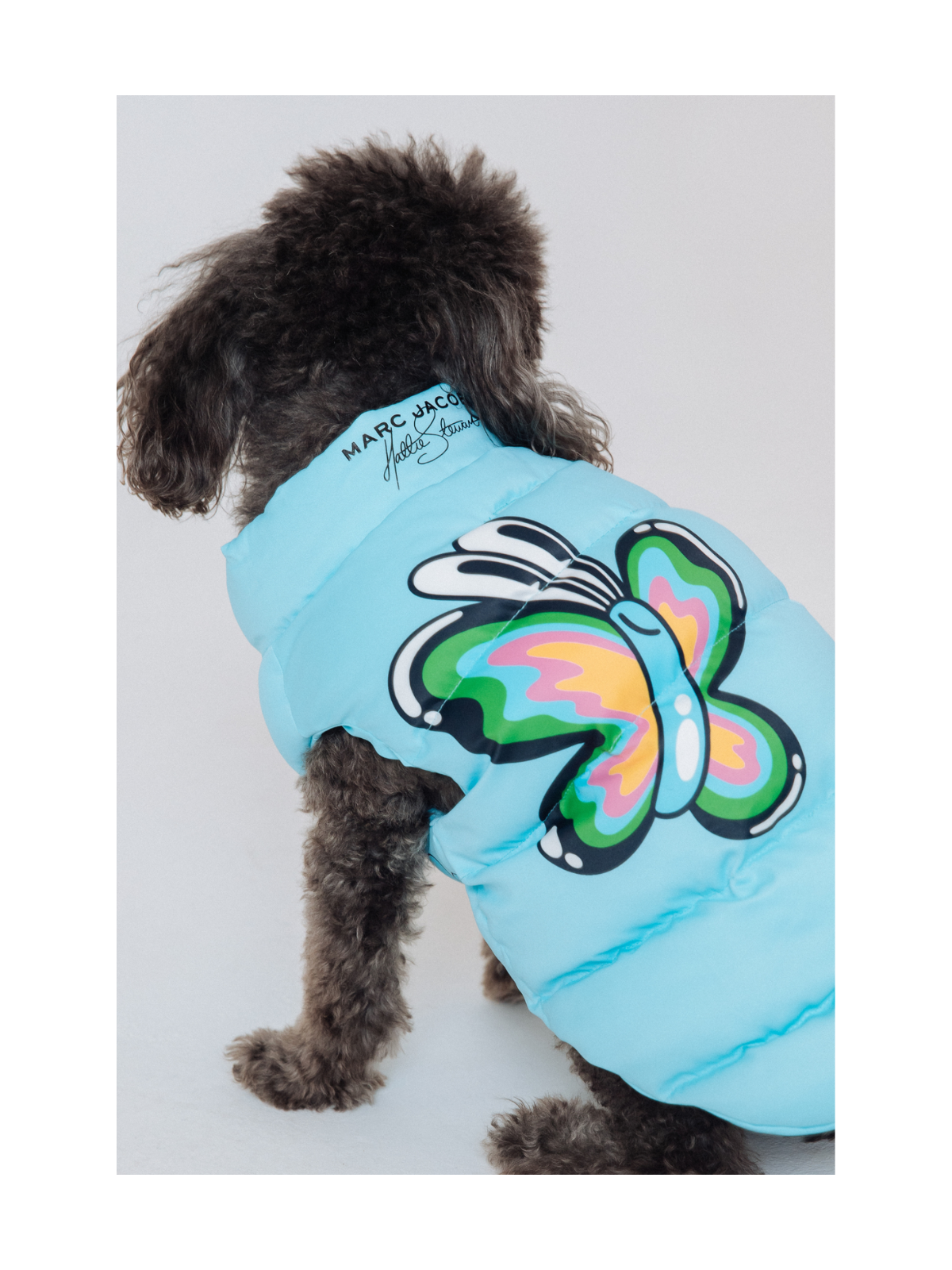 Marc Jacobs x Hattie Stewart Blue Puffer Dog Vest – Arabella Limited Edition