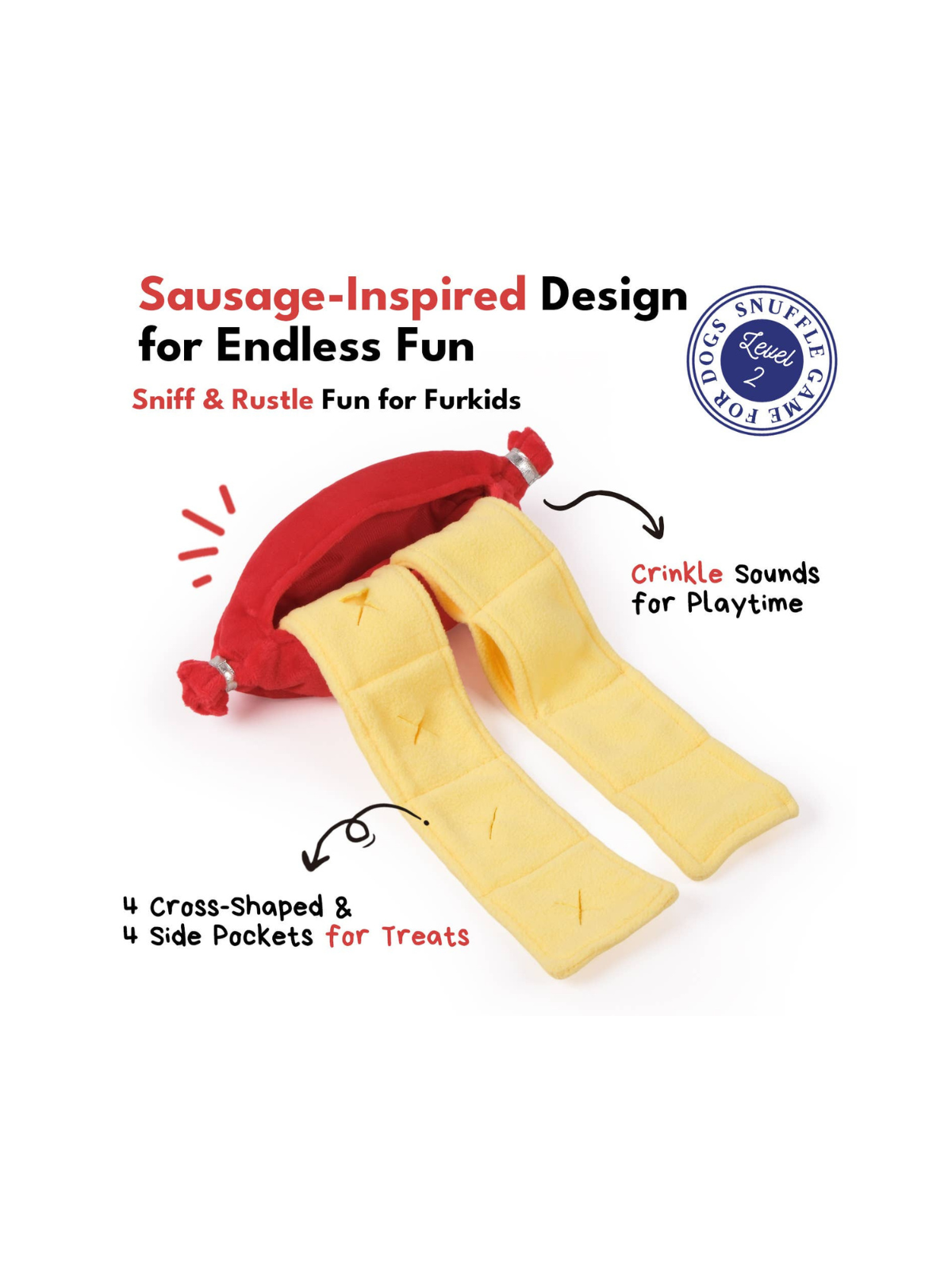 Sausage Snuffle Dog Toy