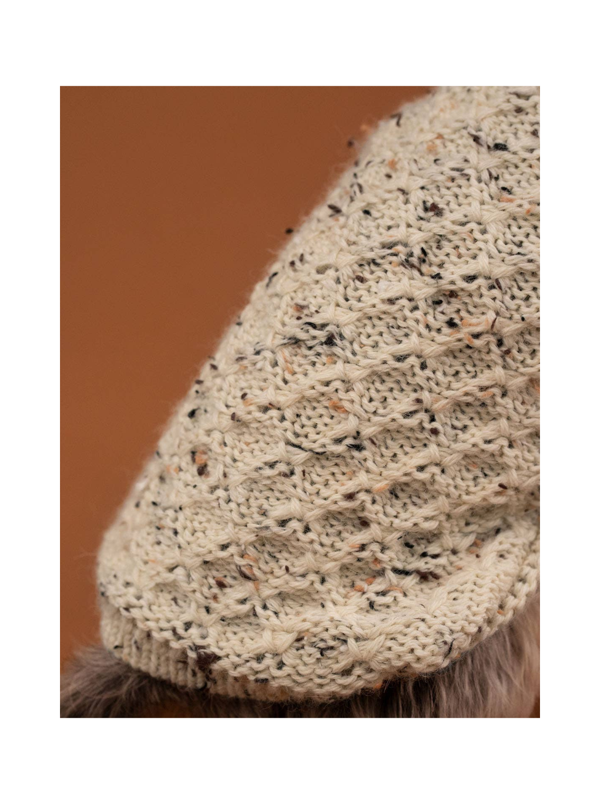 Speckled Ivory Alpaca Dog Sweater