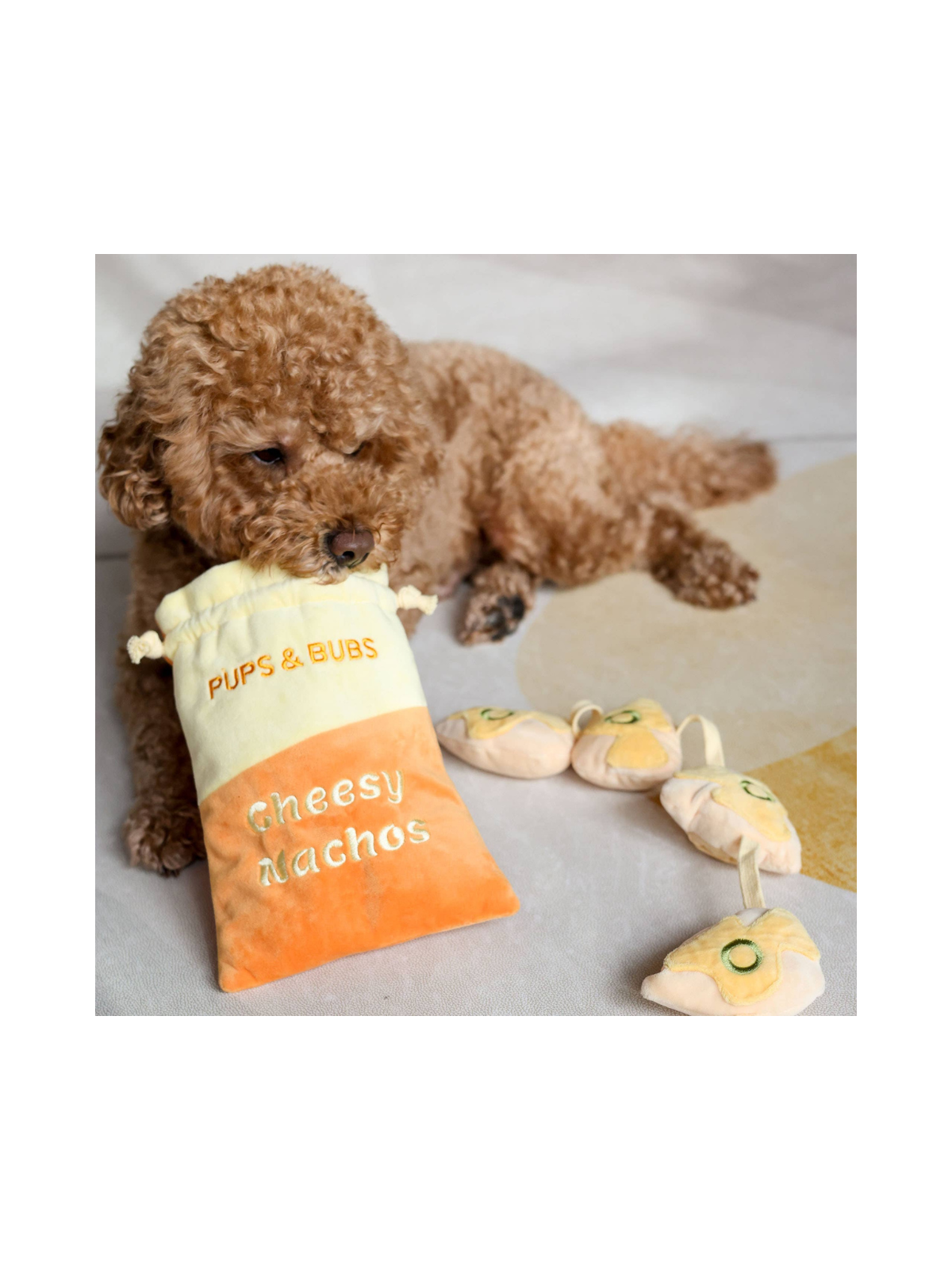 Cheesy Nachos Nosework Toy