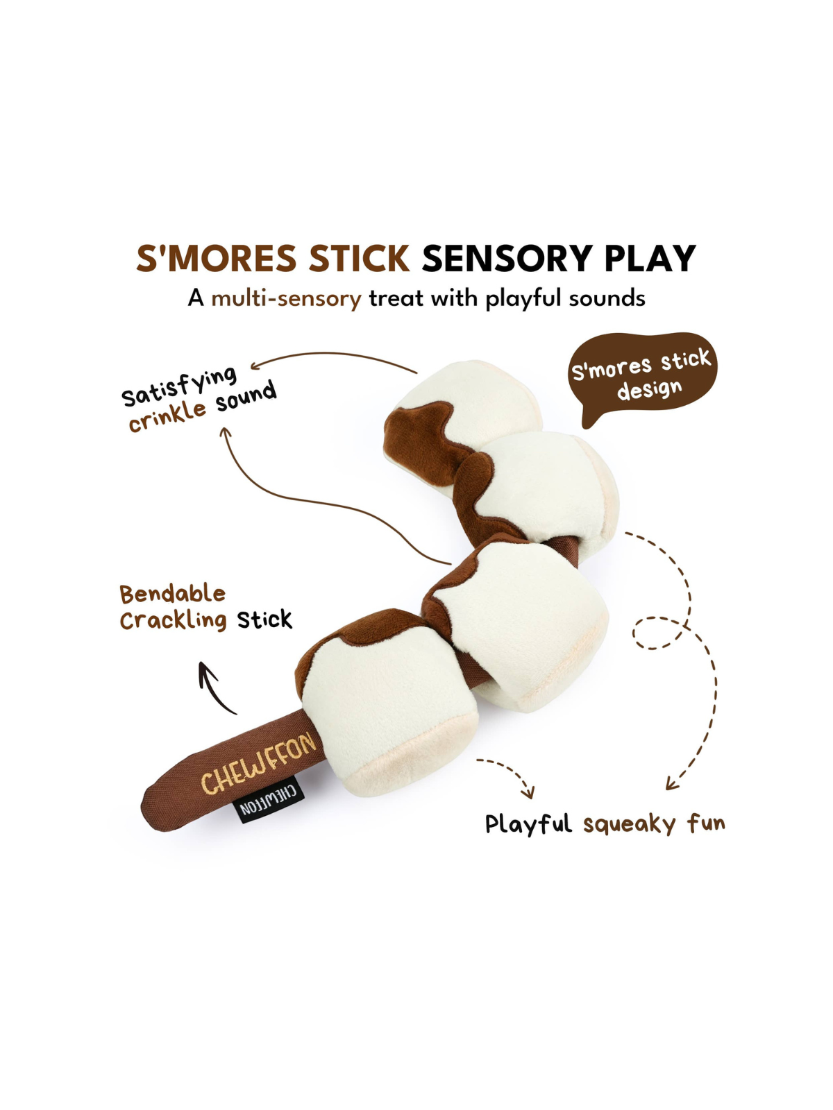 S’Mores Stick Enrichment Toy