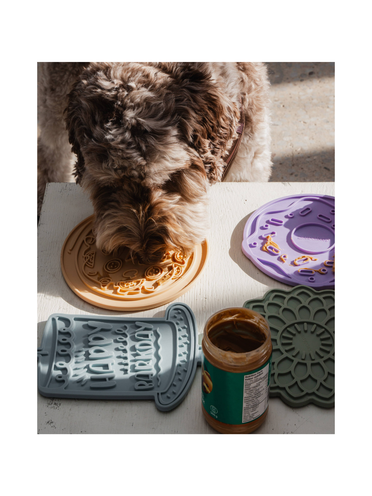 PUP-peroni Paw Print Enrichment Lick Mat