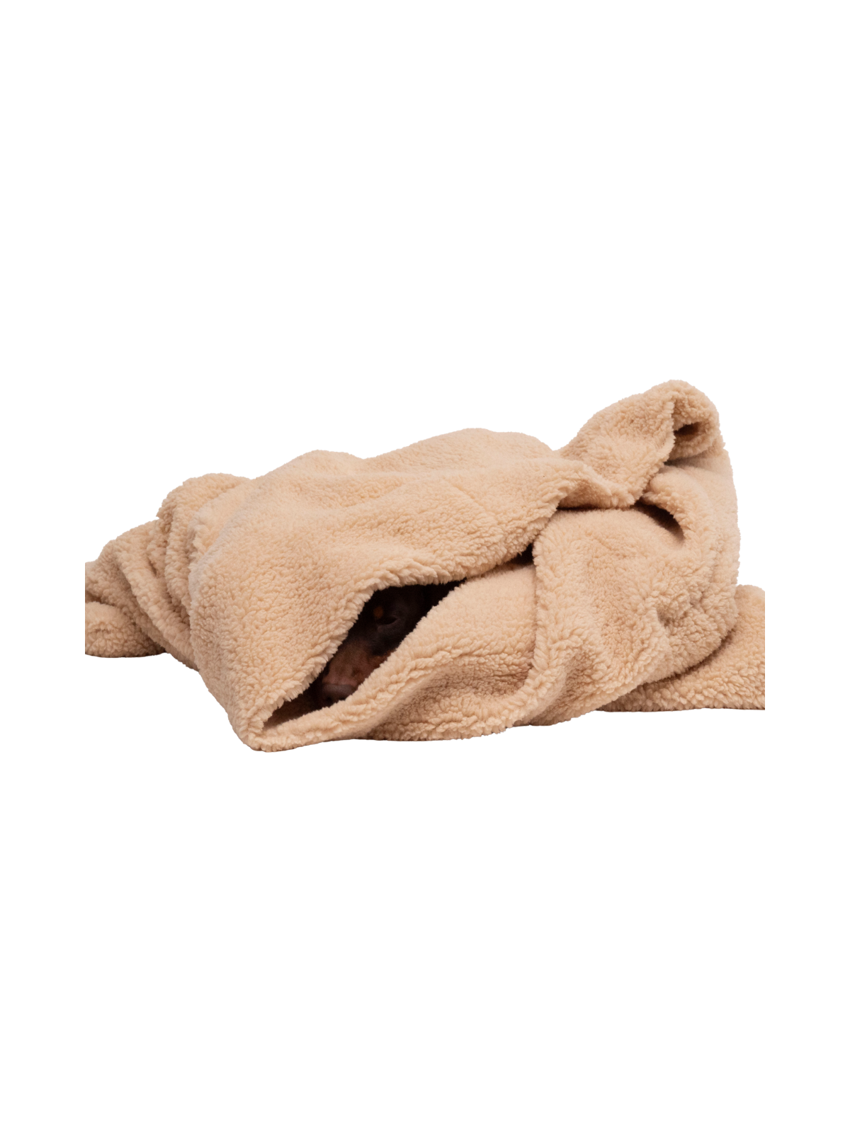 Teddy Cuddle Sleeping Bag – Beige