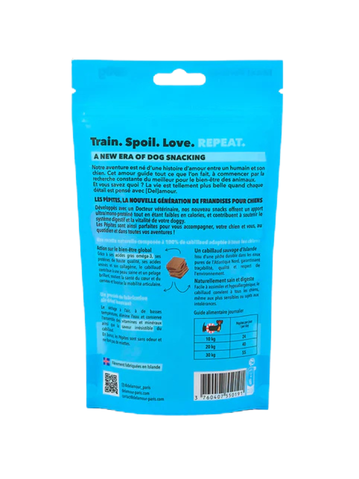 Les Pépites (Refill) - Air-dried cod snacks (100g)