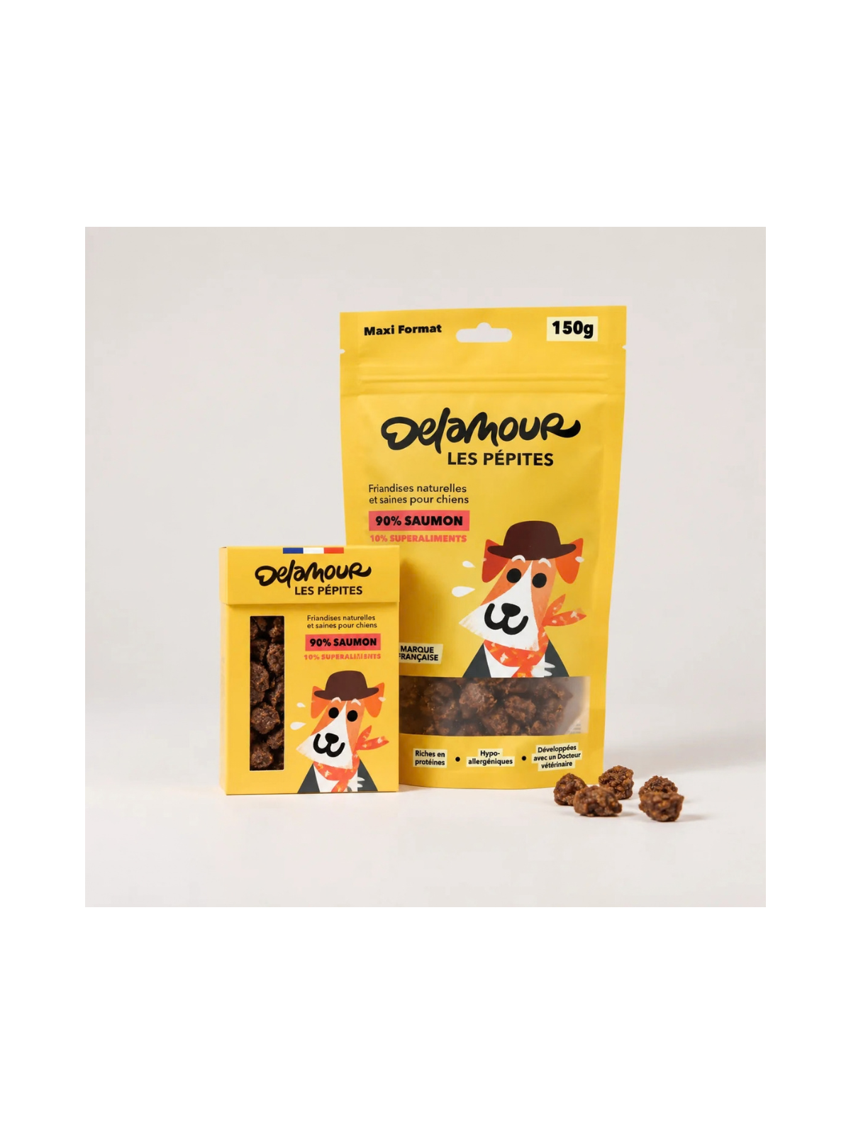 Les Pépites Air-Dried Salmon Snacks