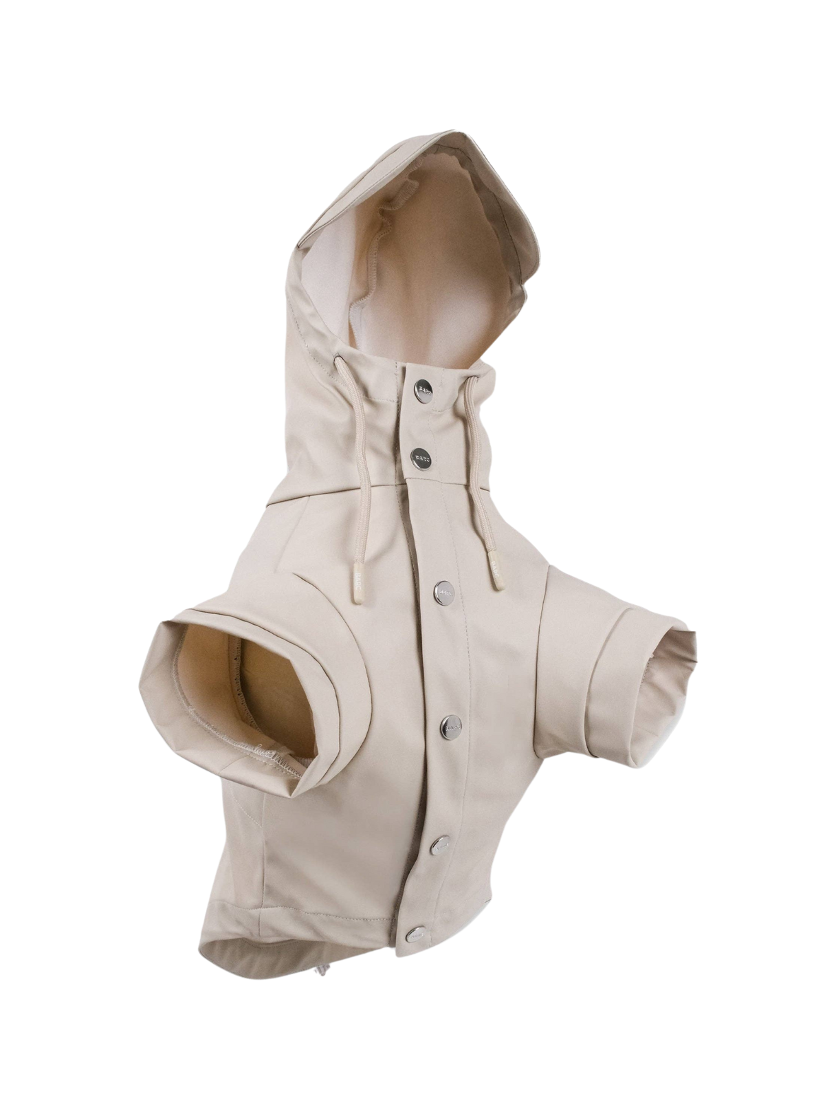 Waterproof Recycled Dog Raincoat - Neutral Beige