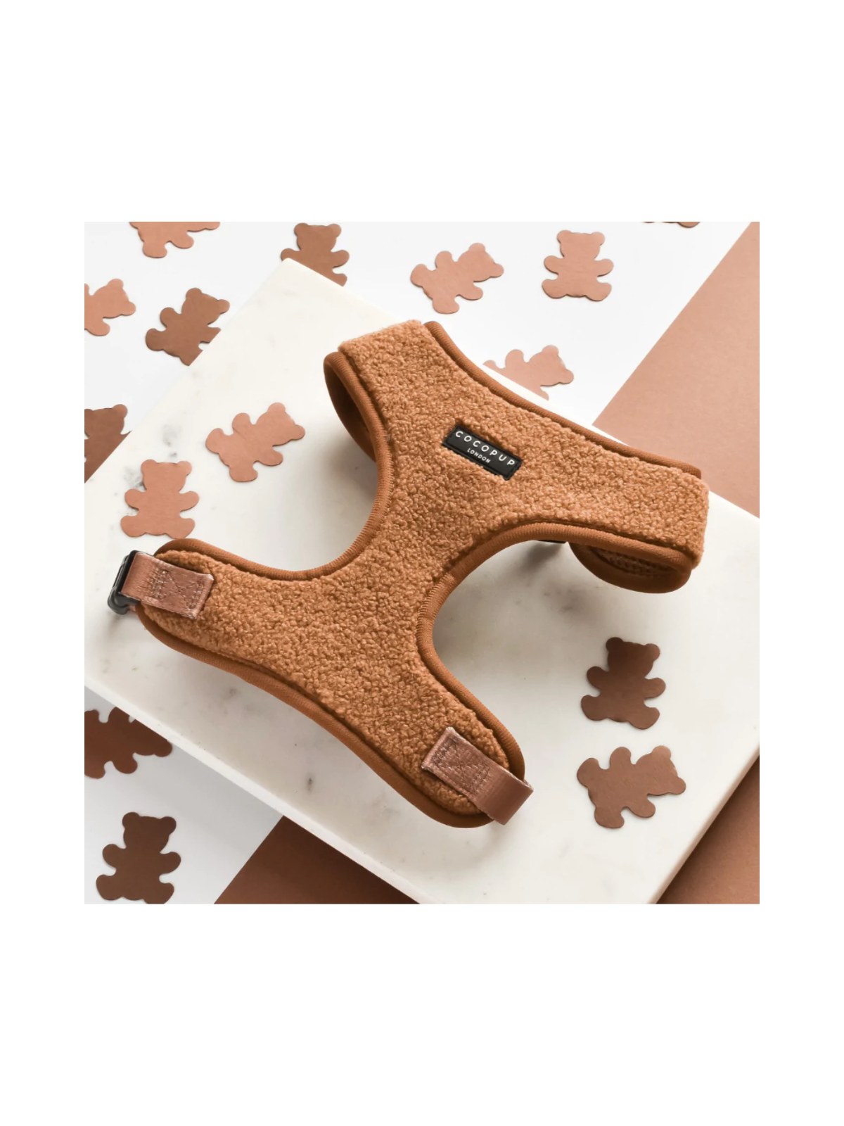 Teddy Adjustable Neck Harness – Paddington Brown