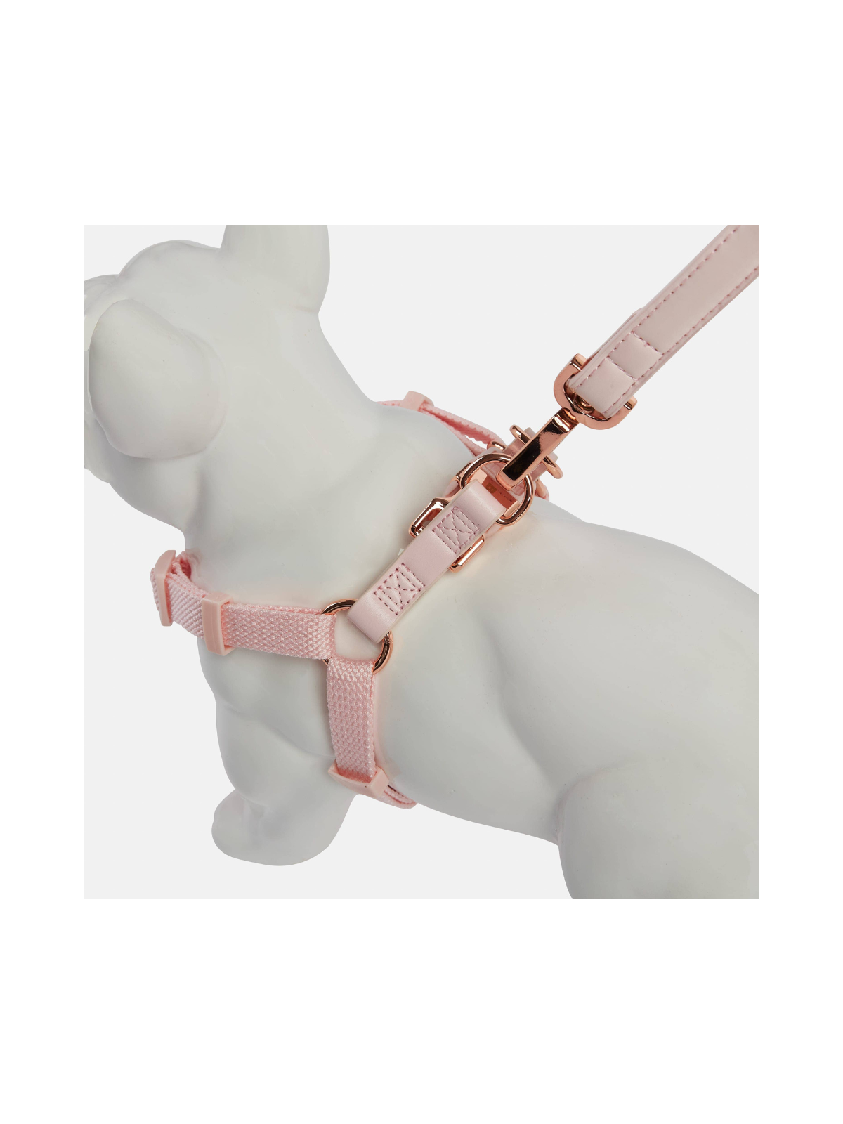 Step-In Y-Shaped Dog Harness – Pink