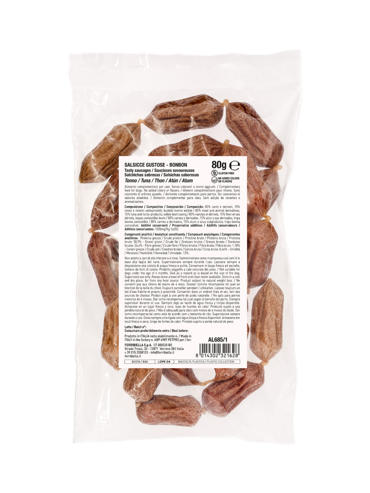 BARF Tuna Sausage Snack