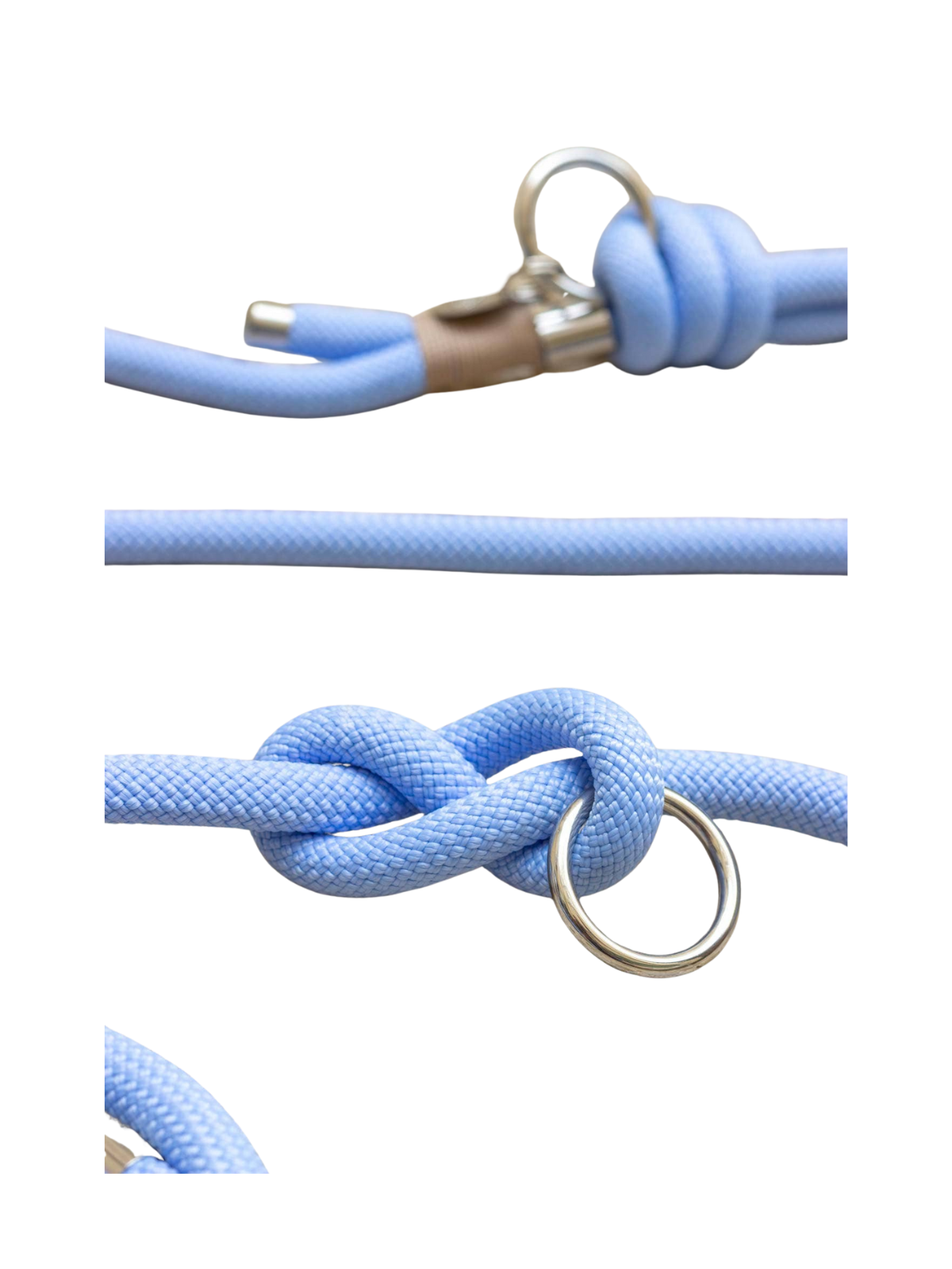 Hands-Free Rope Leash – Polar Blue