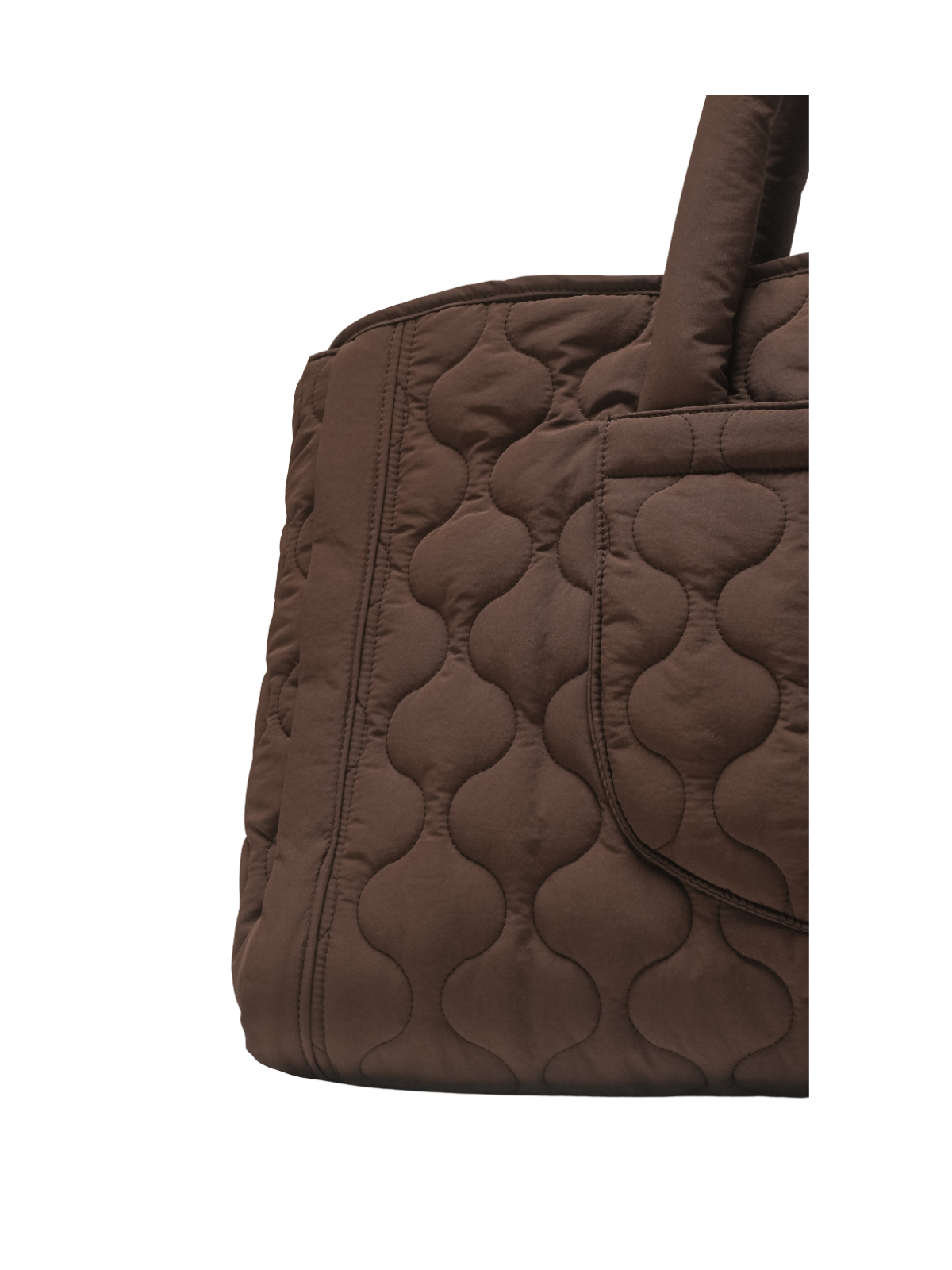Quilted Settle Mat Tote – Chocolate