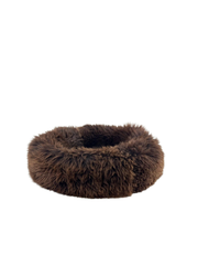 Sheep Donut Dog Bed – Brown