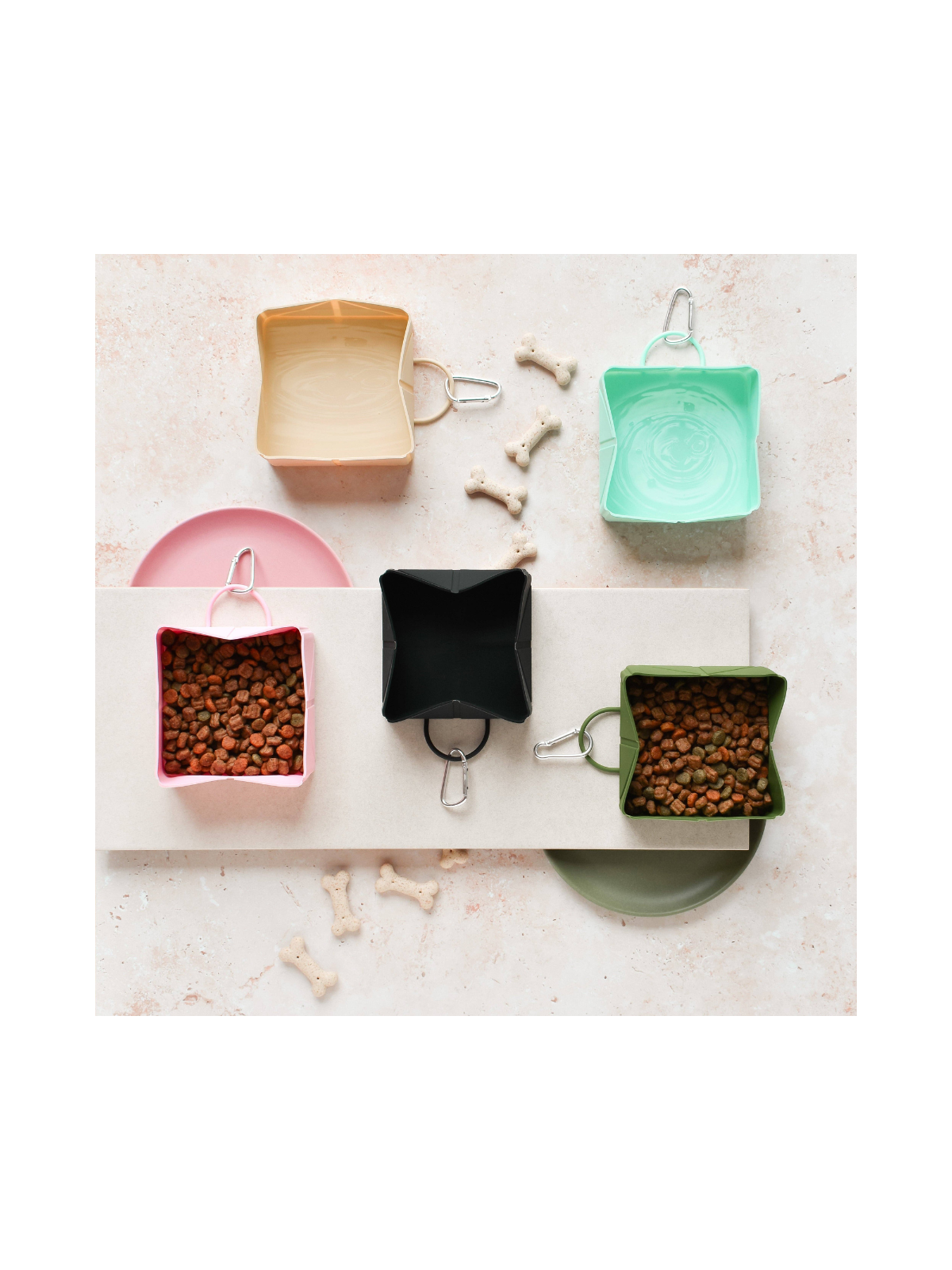 Foldable Travel Bowl - Khaki