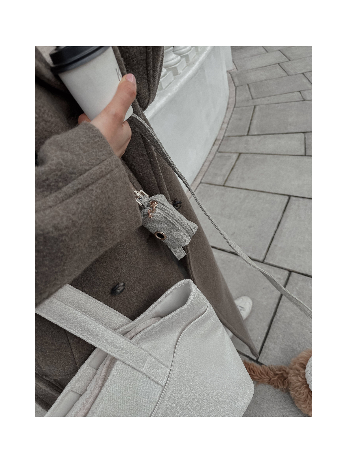 Bouclé Poop Bag Holder – Matcha