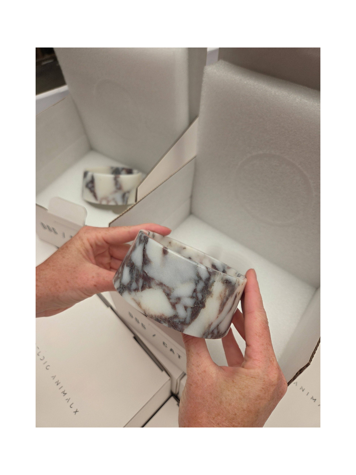 Marble Bowl – Calacatta Viola