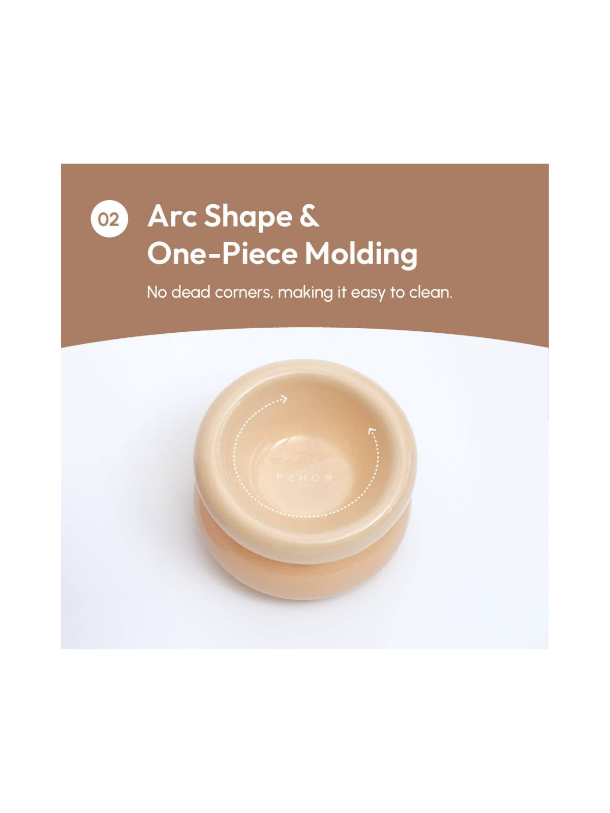 Soufflé Pet Bowl – Cream Beige