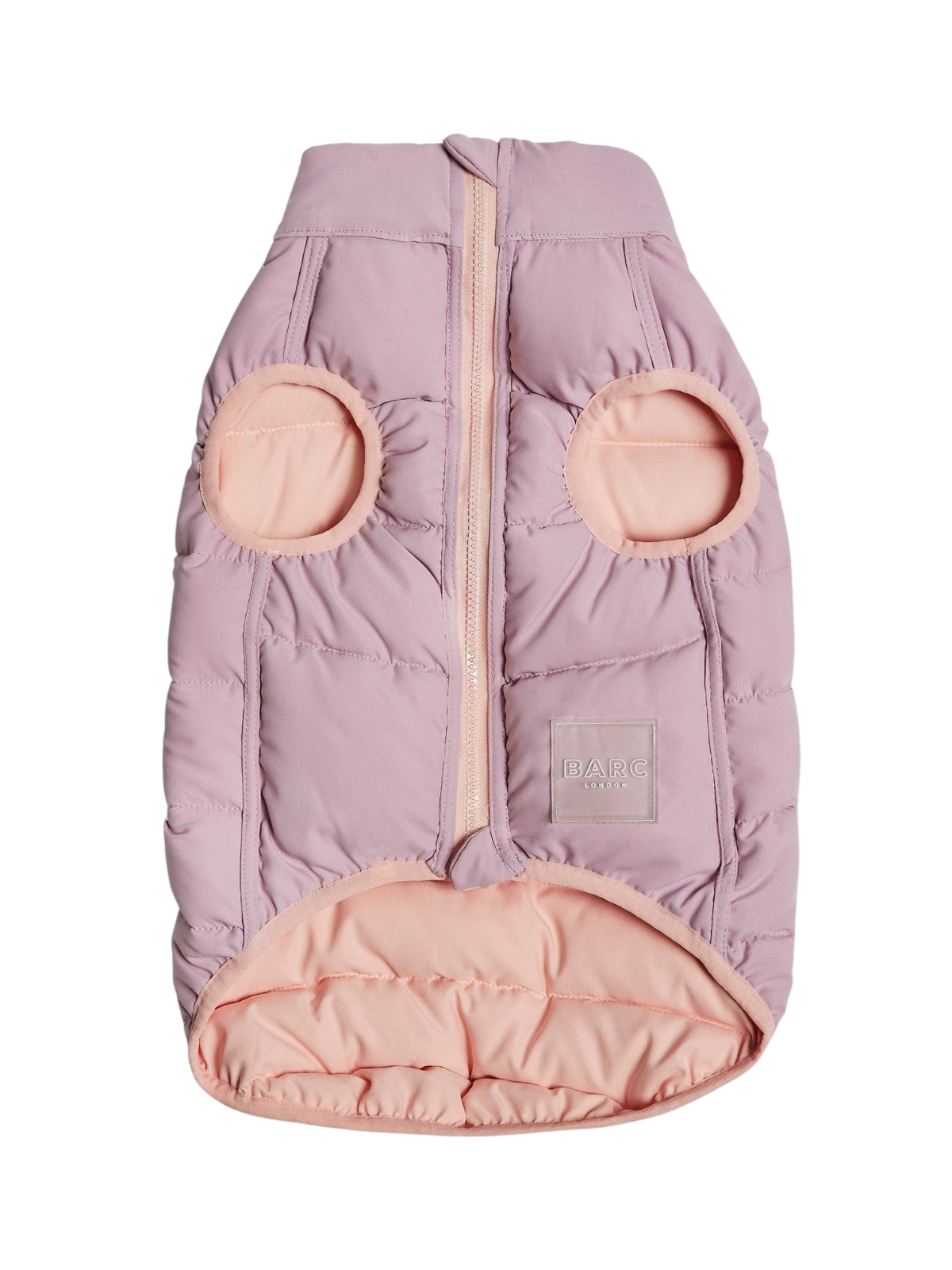 Pink & Lilac Dog Puffer Jacket – Reversible Warm Dog Coat