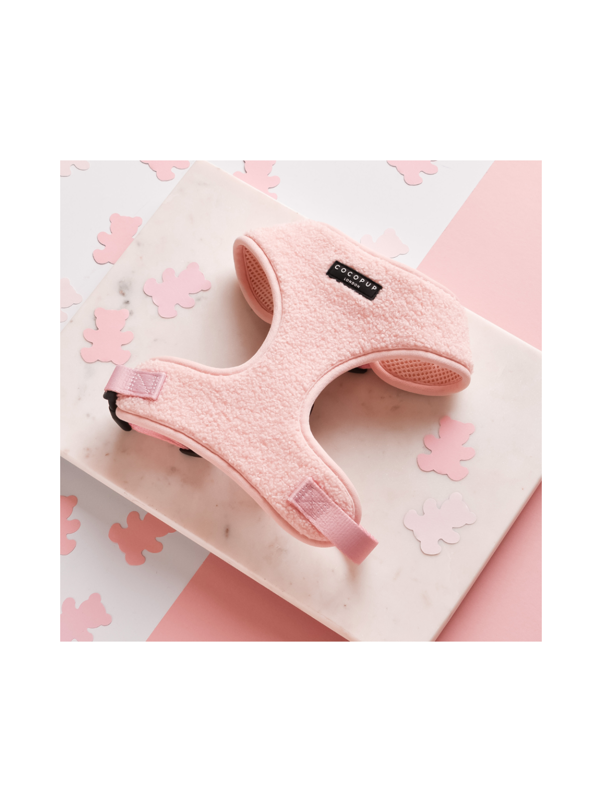 Teddy Adjustable Neck Harness – Love-A-Lot Pink