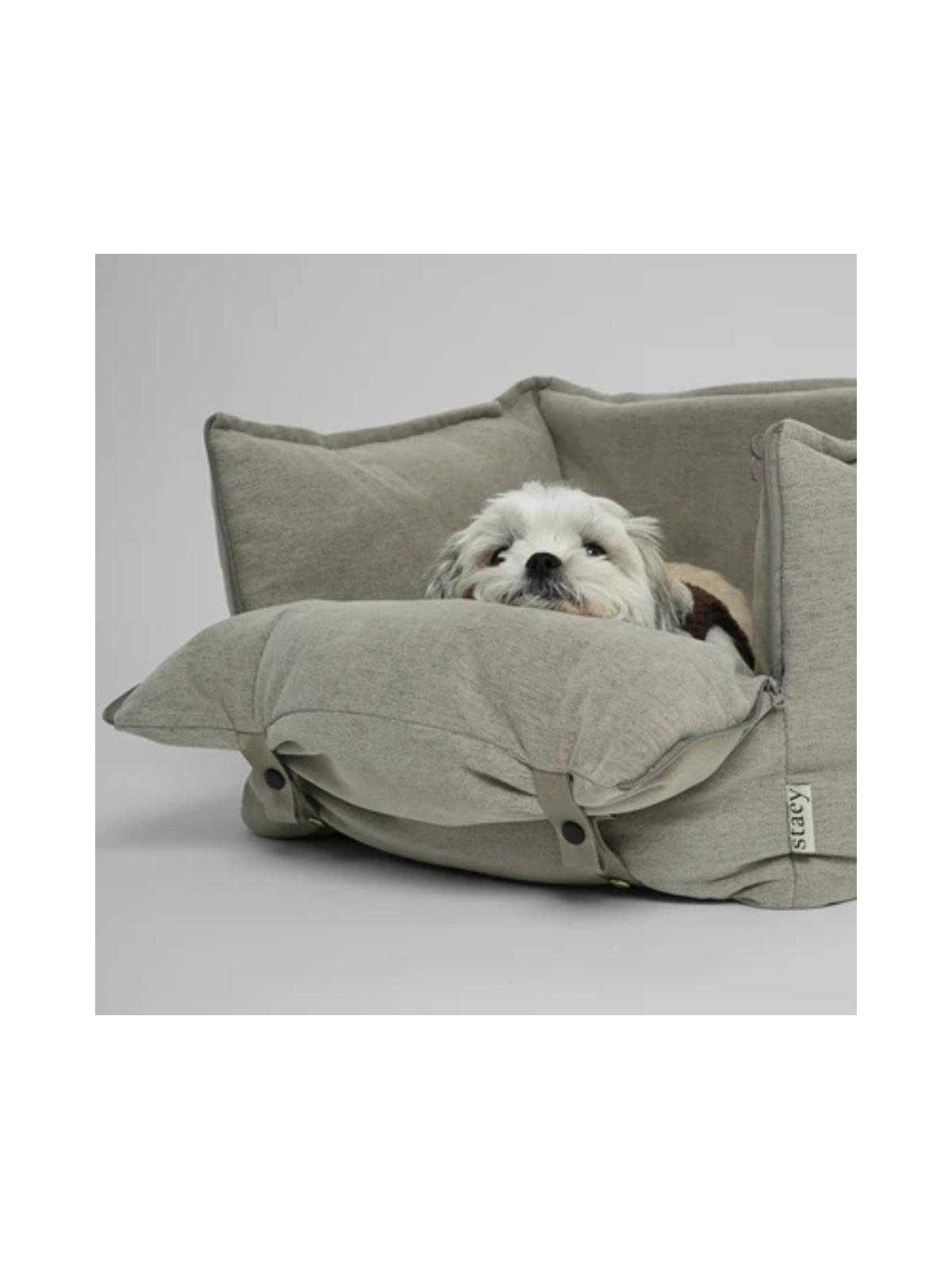2-in-1 Dog Car Seat & Travel Bed – Dune