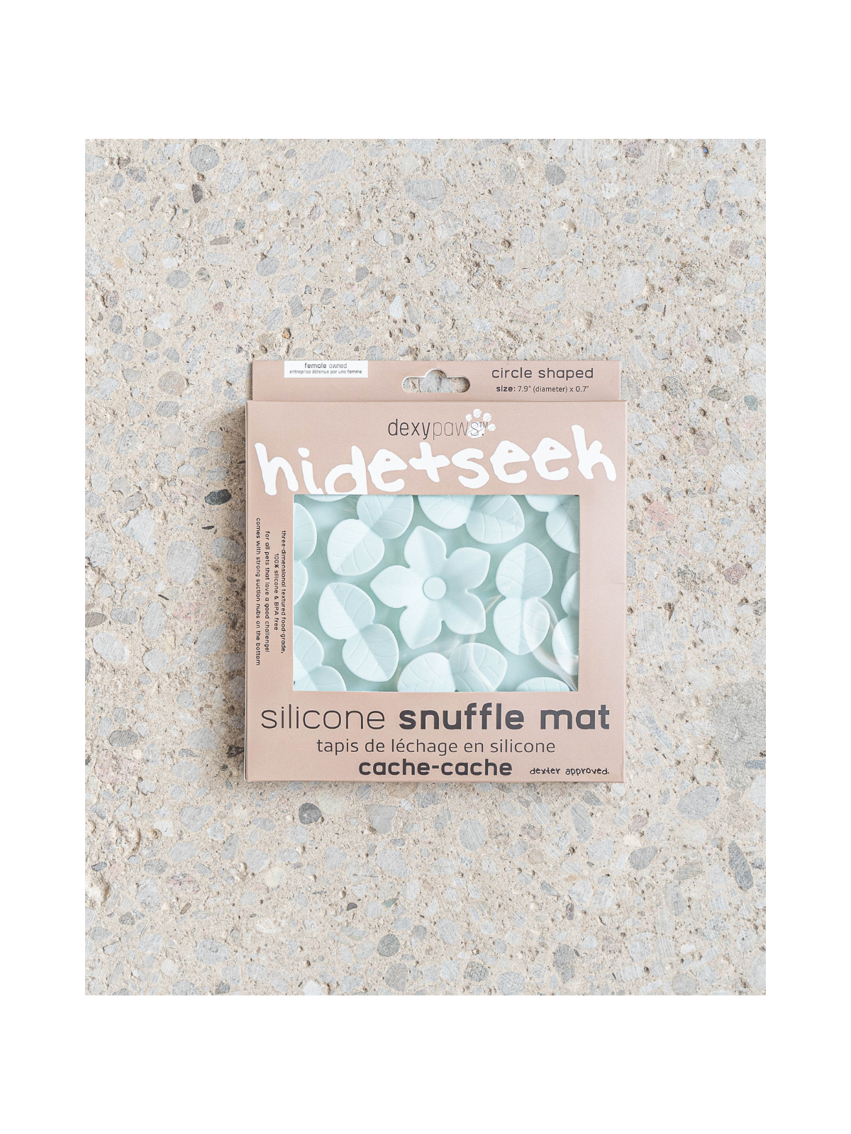 Circle Enrichment Snuffle Mat – Sky Blue