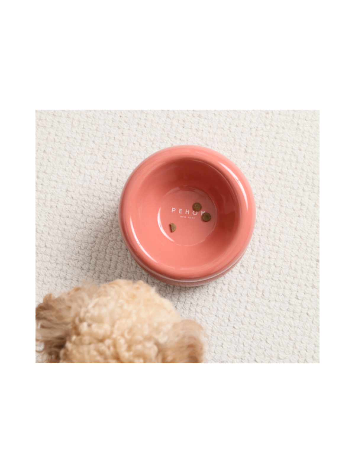 Soufflé Pet Bowl - Rose Pink