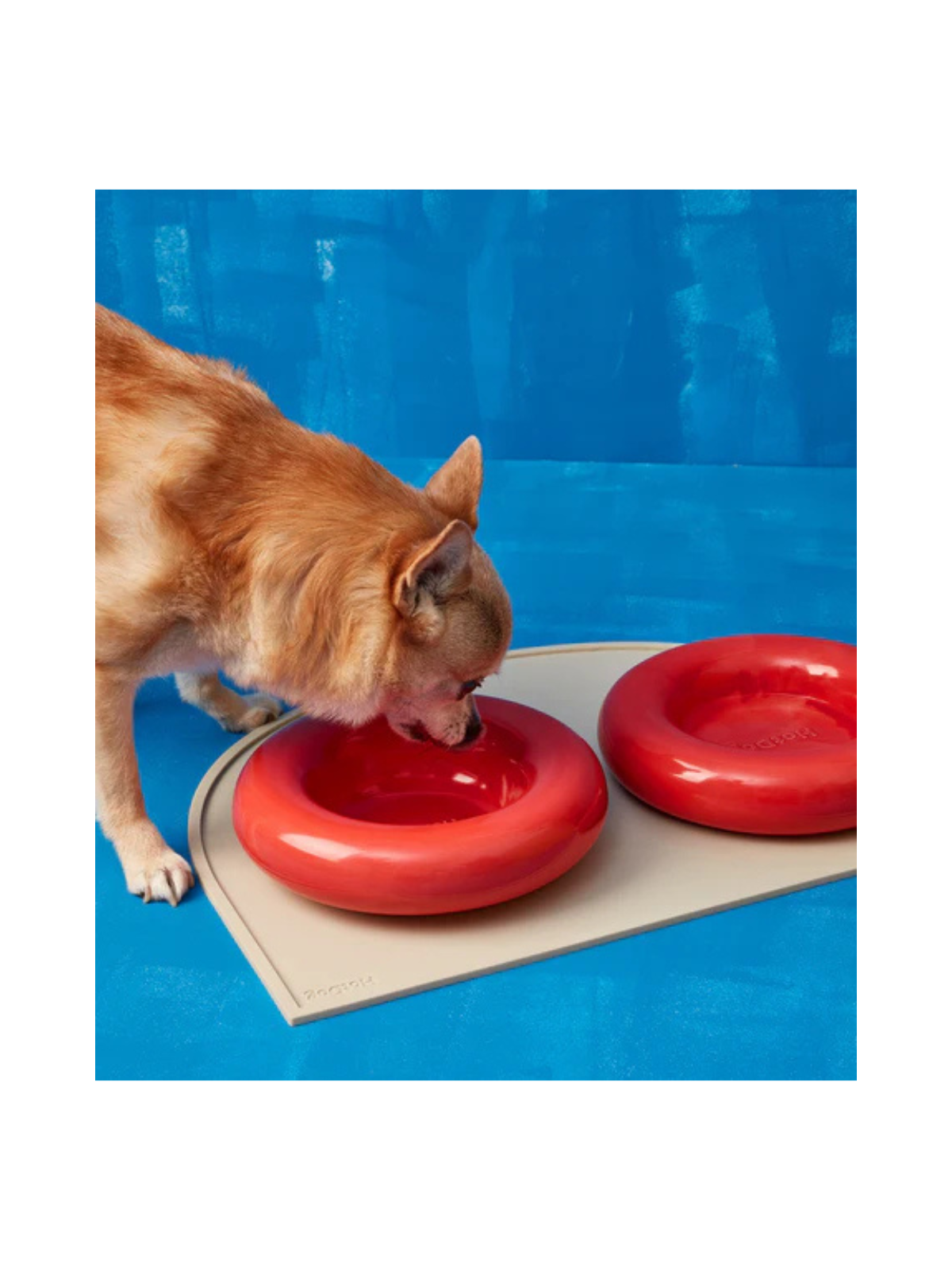 Ceramic Dog Bowl – Red