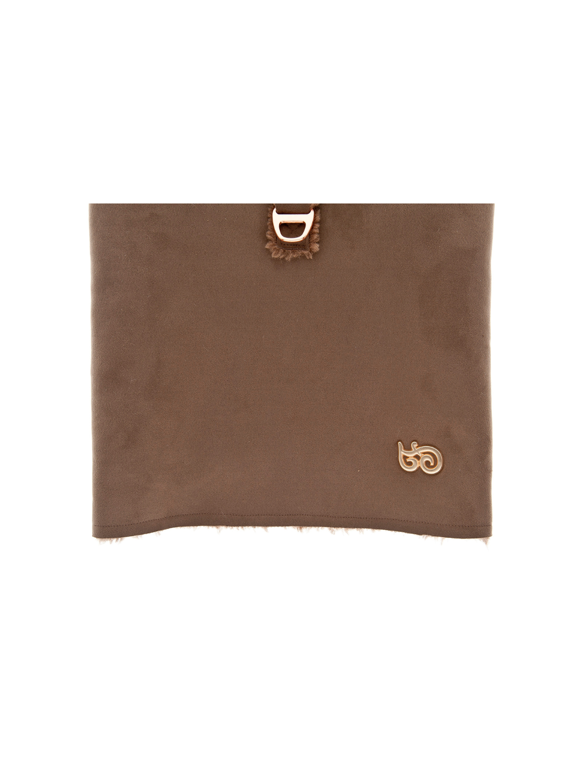 Poesia Shearling Dog Coat – Brown