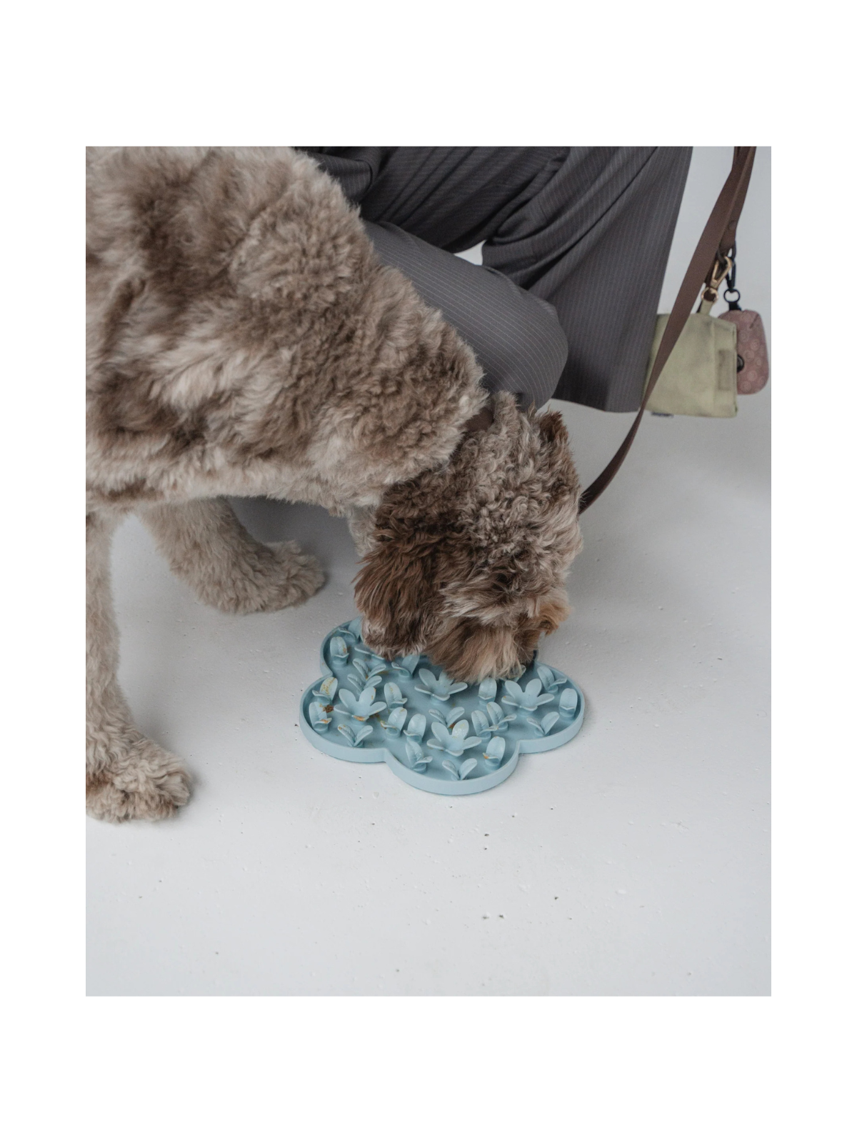 Flower Enrichment Snuffle Mat – Blue