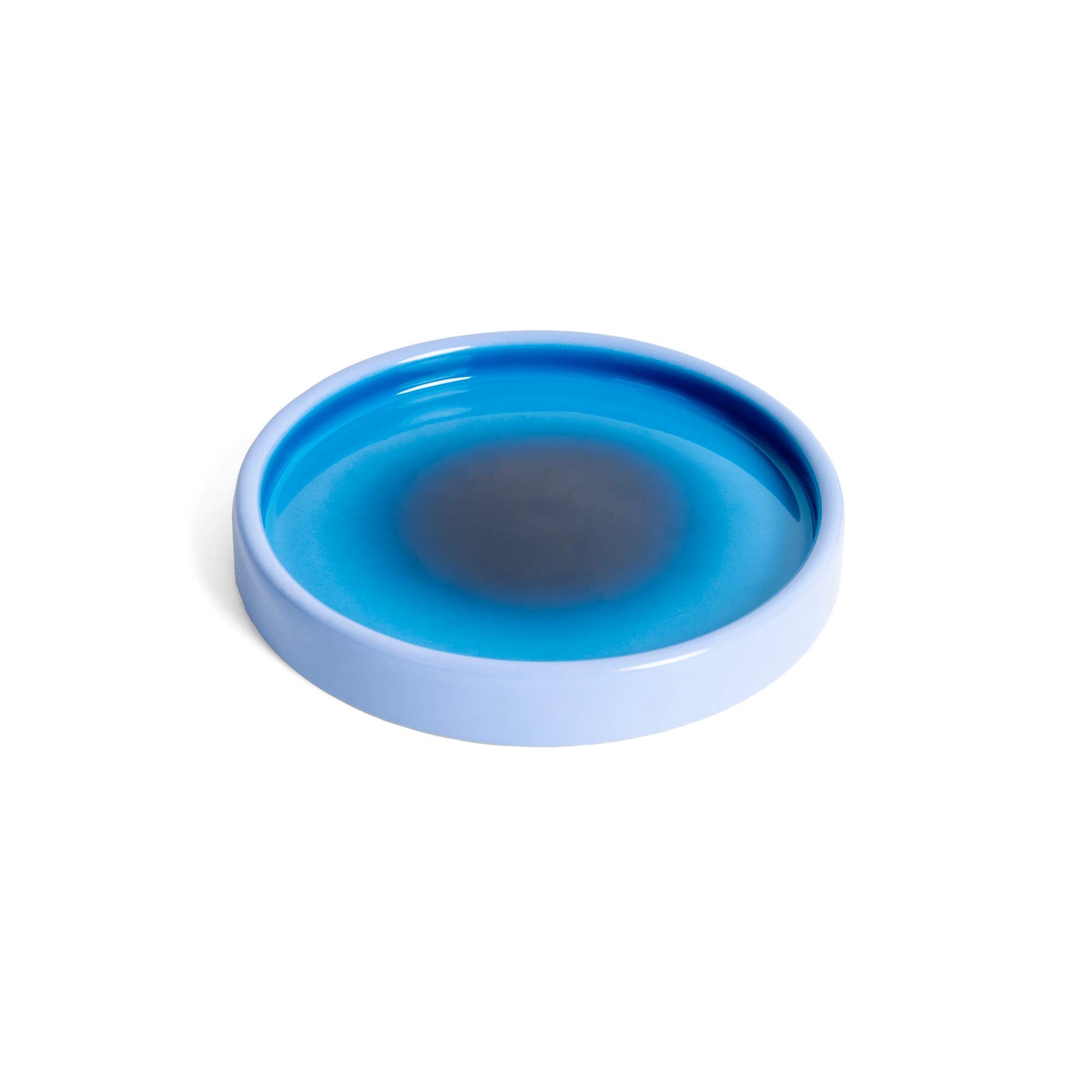 Gradient Food Plate – Blue