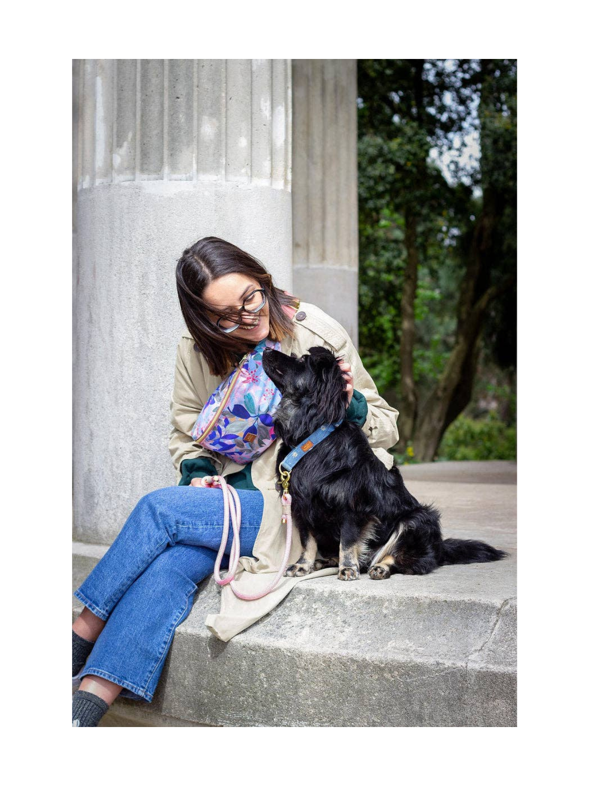 Simple Rope Leash – Pastel Pink