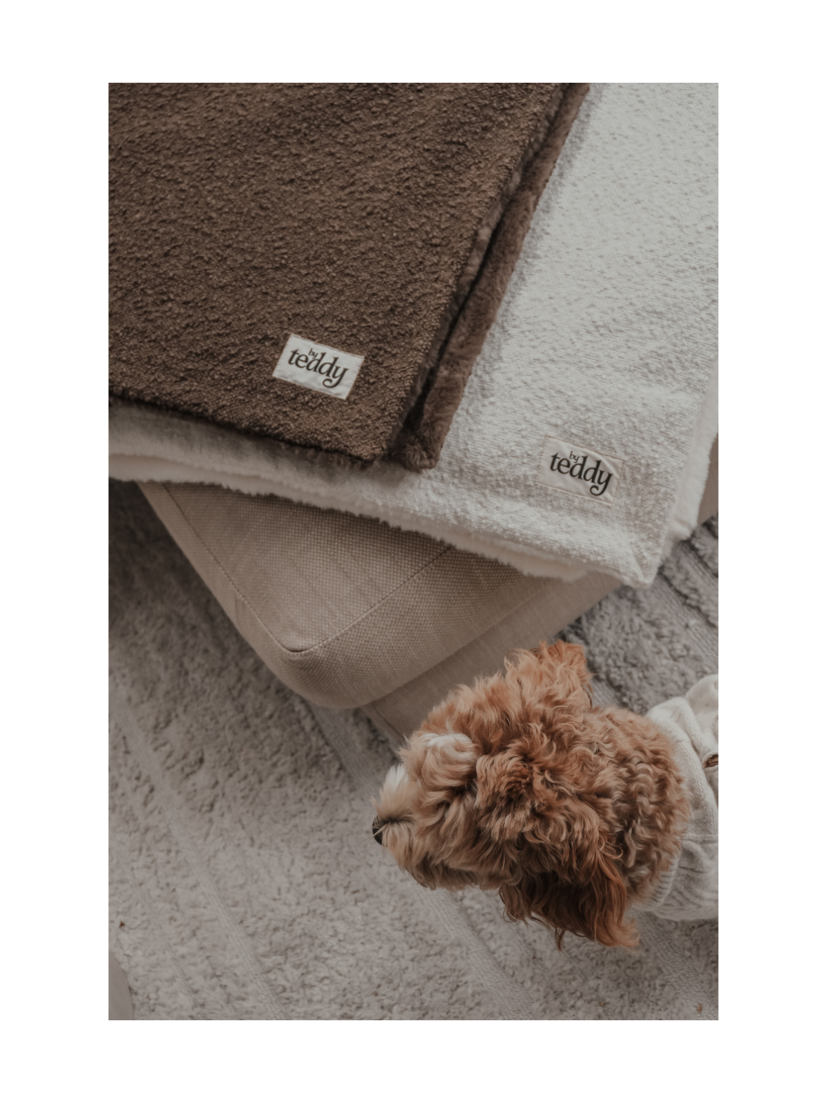 The Bouclé Blanket - Chocolate
