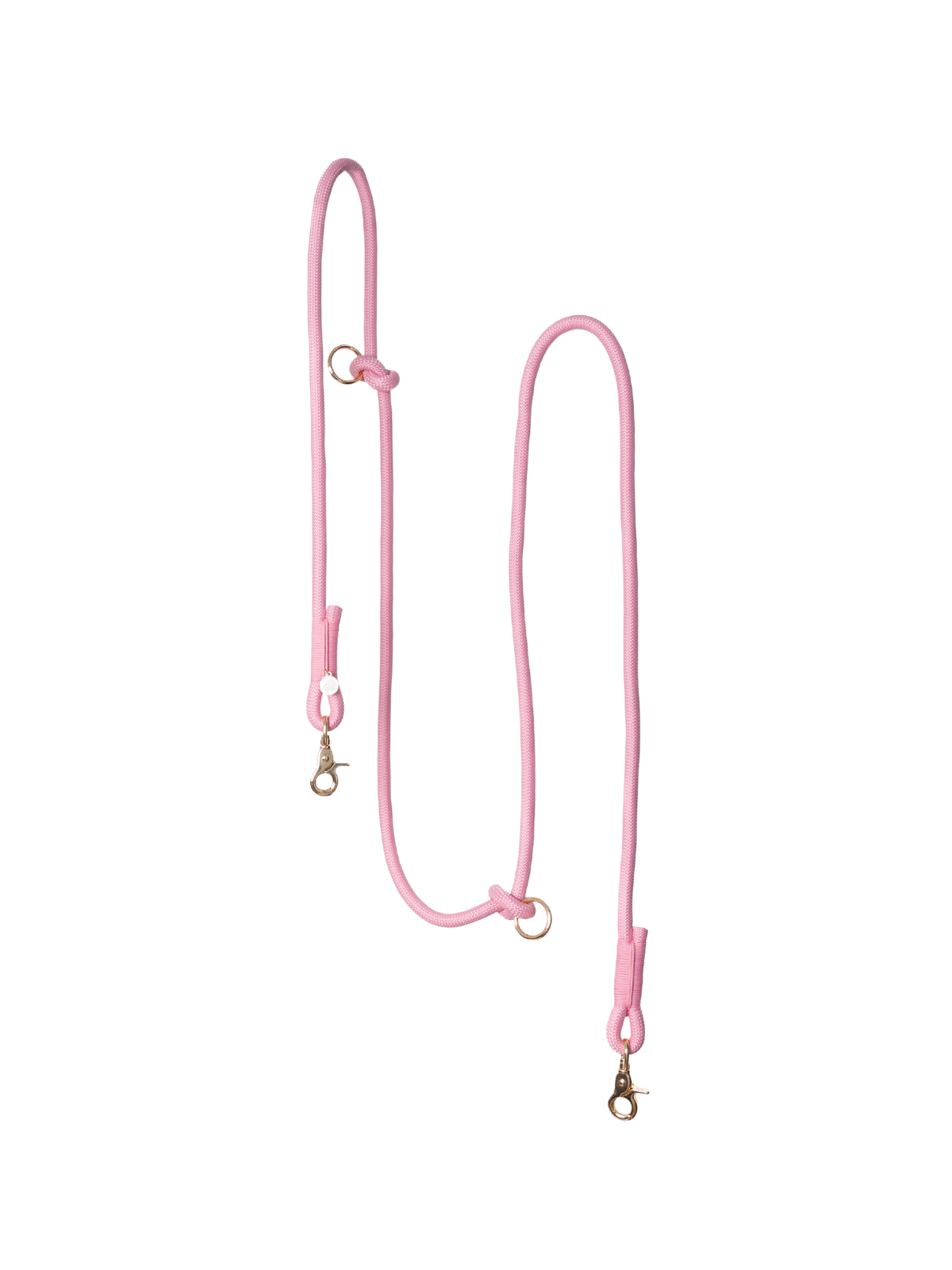 Hands Free Braided Leash – Pink