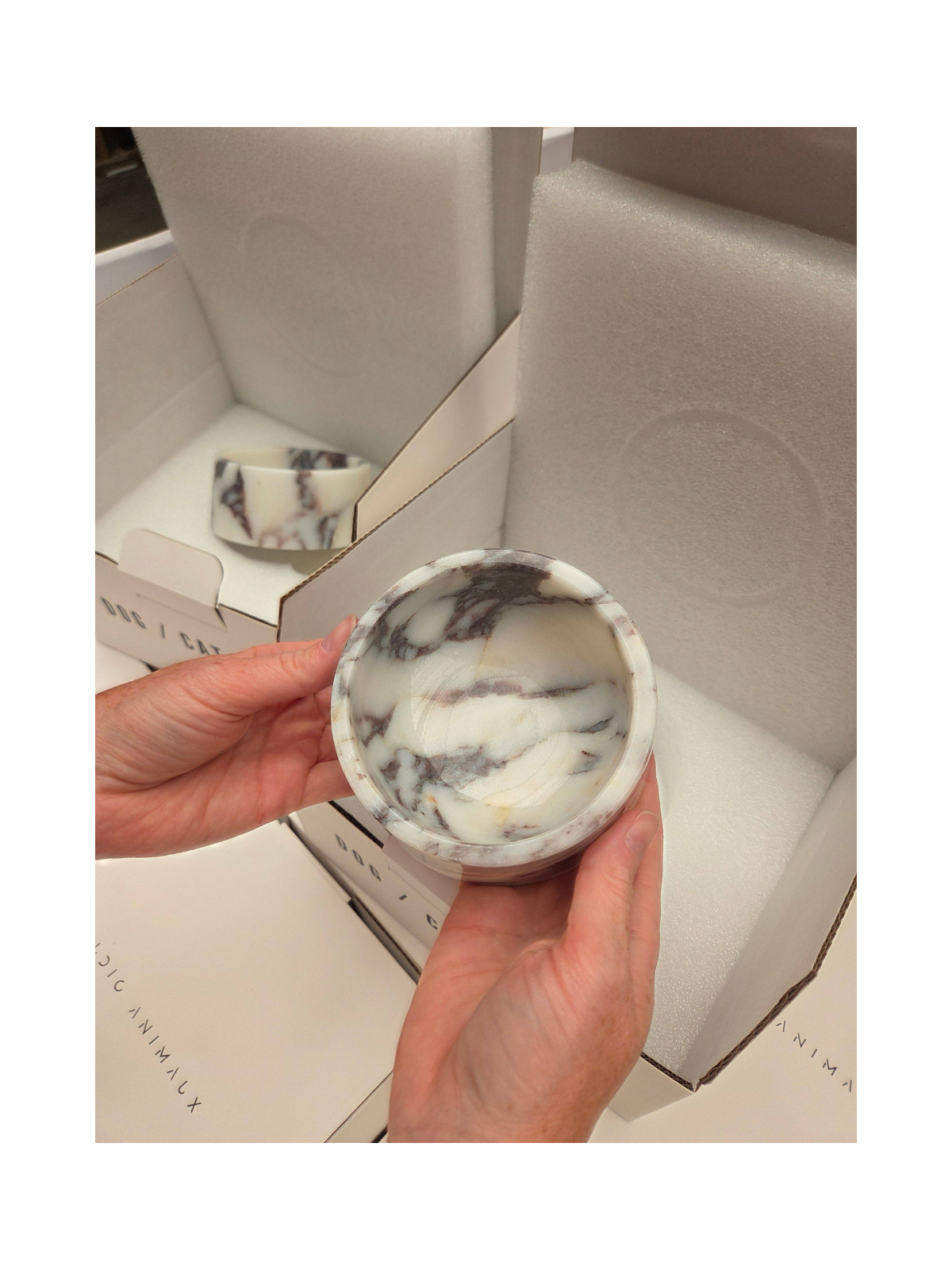 Marble Bowl – Calacatta Viola
