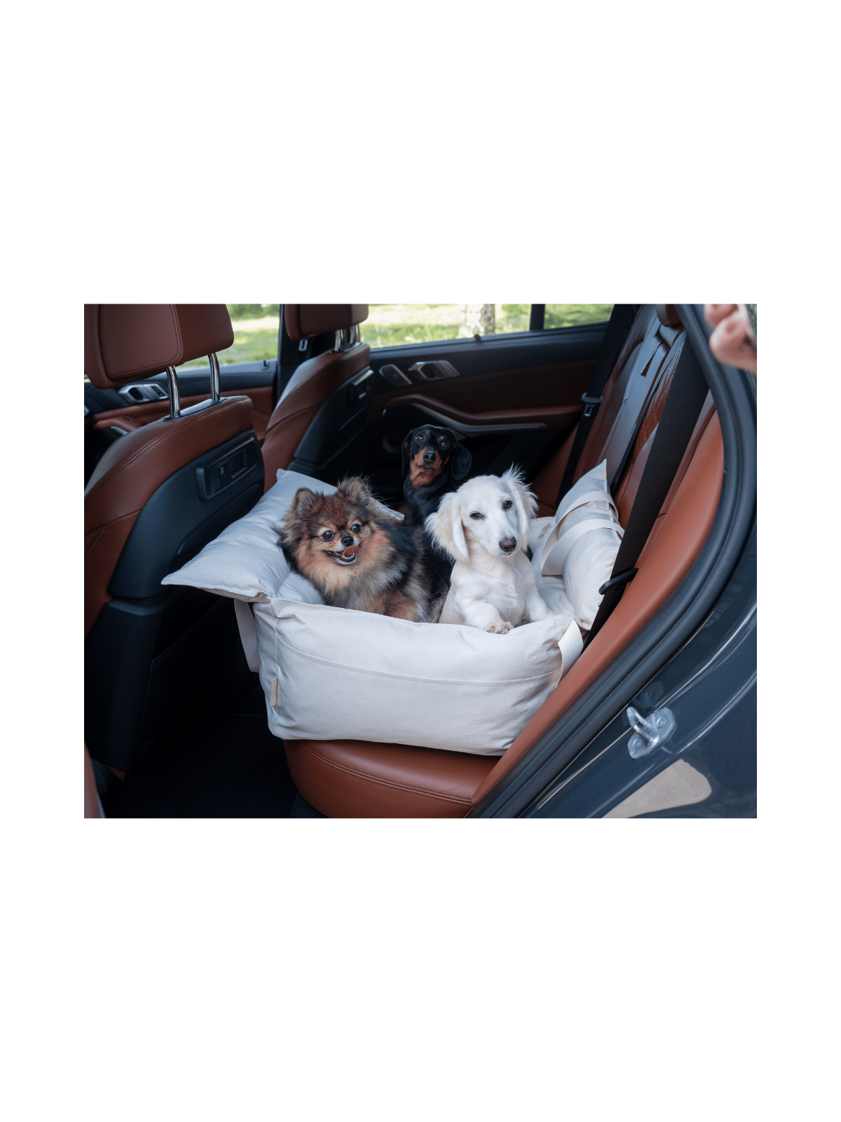 Dog Car Seat – Beige