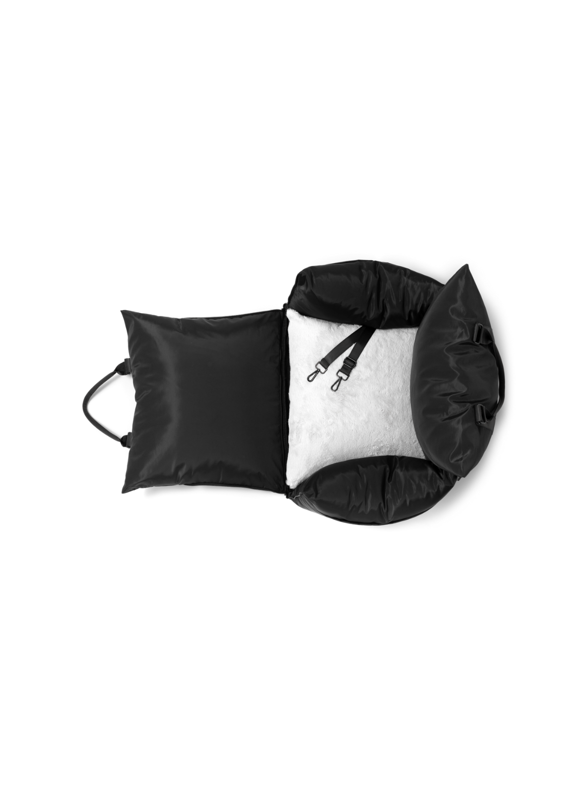 All-Black Dog Car Seat