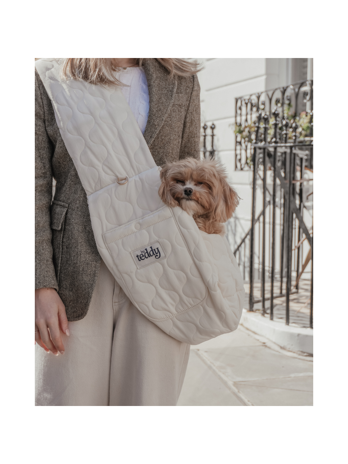 Quilted Sling – Marshmallow