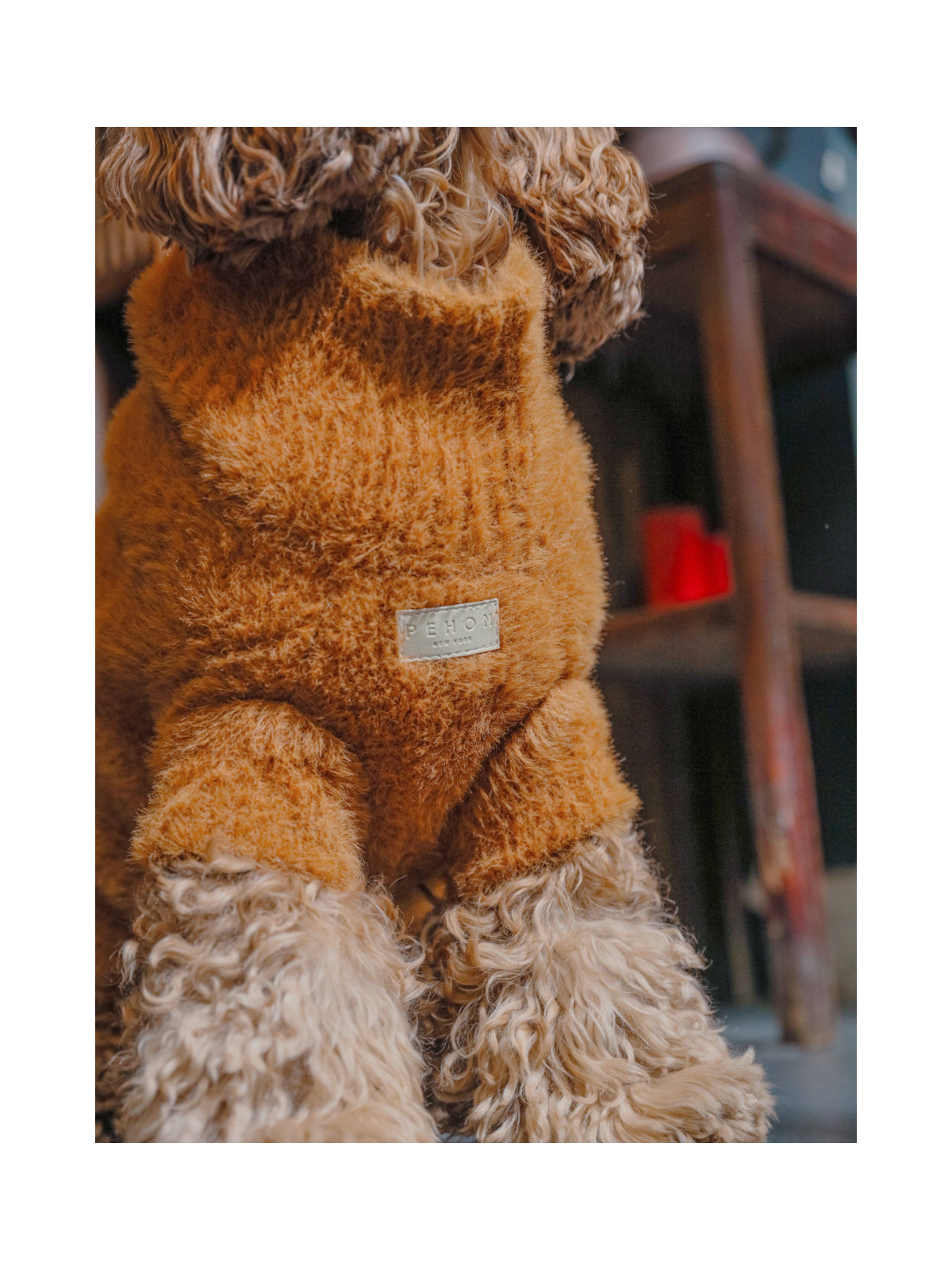 Eskimo Fuzzy Sweater – Orange